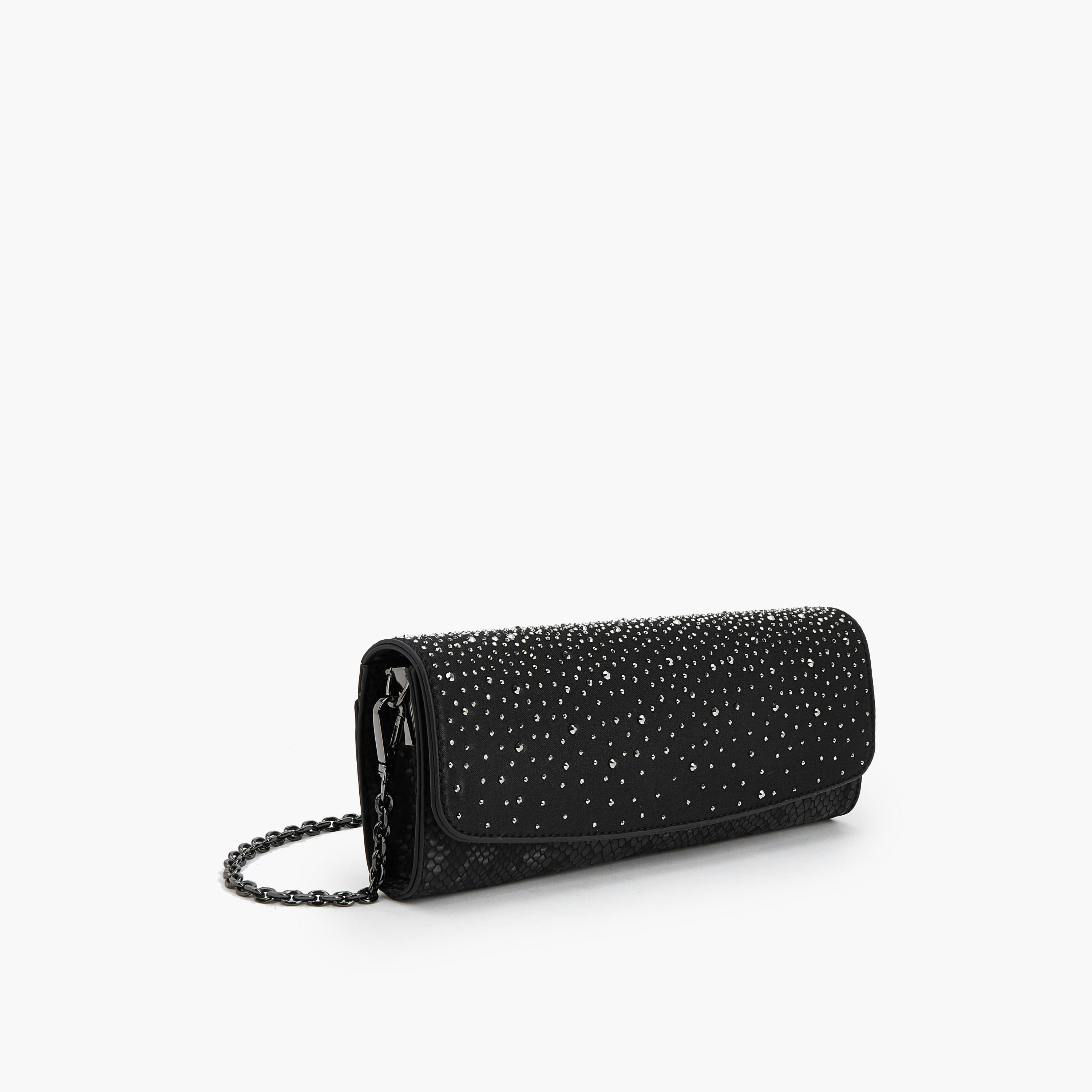 Flora Bella Embellished Clutch with Chain Strap-women-bagsandwallets-handbags-image-4