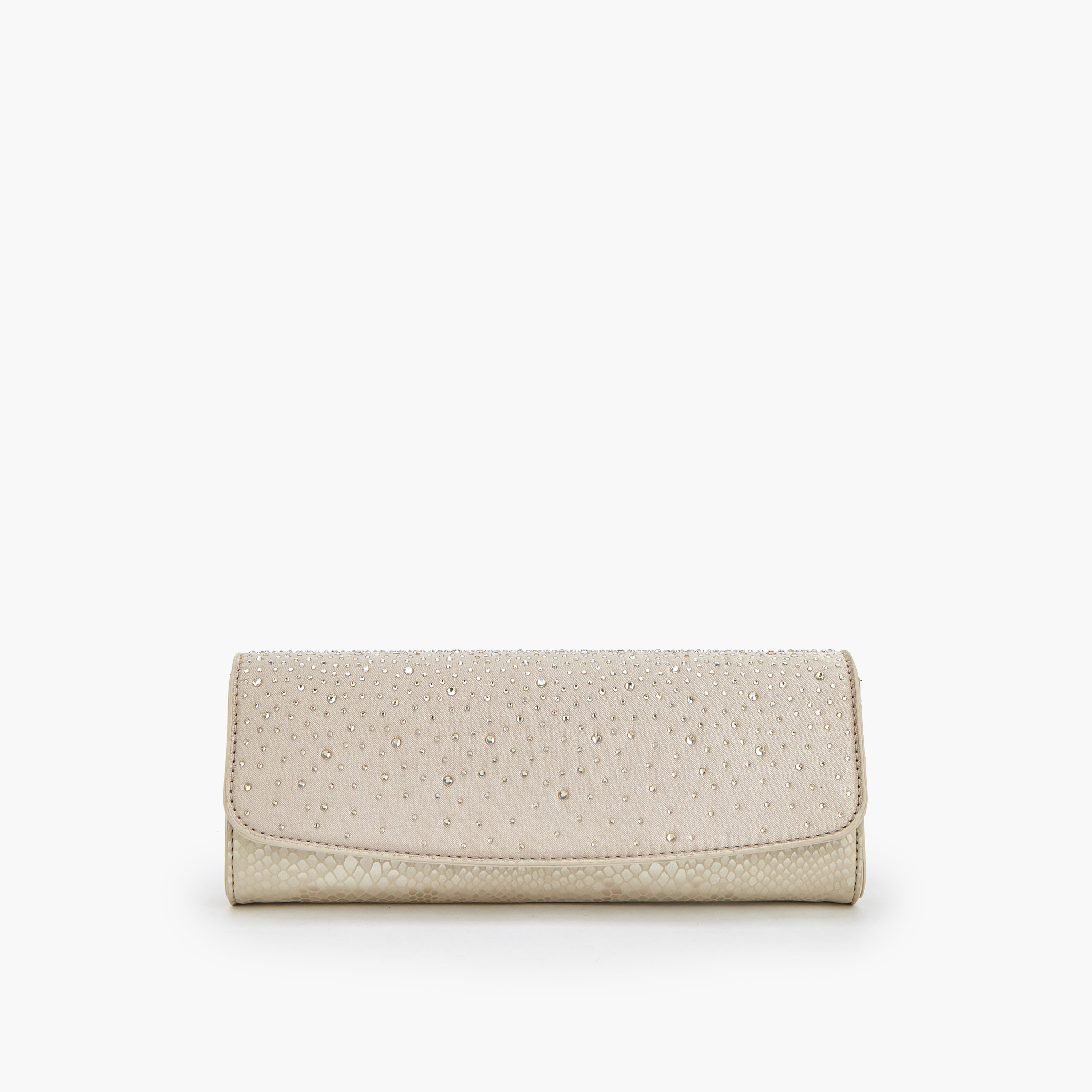 شنطة كلاتش مزينة بحزام سلسلة من فلورا بيلا-women-bagsandwallets-handbags-image-1
