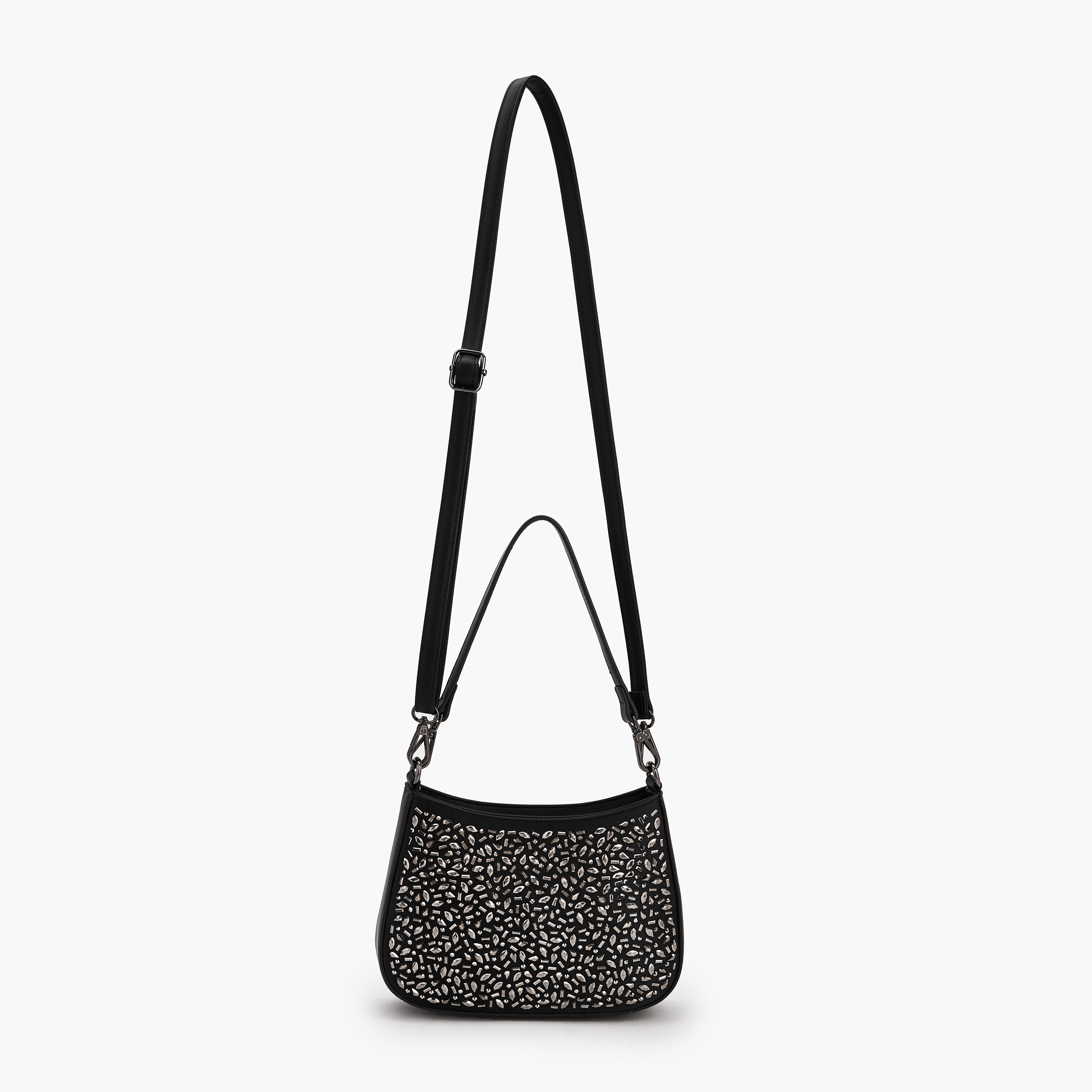 Flora Bella Embellished Shoulder Bag with Zip Closure-women-bagsandwallets-handbags-image-3