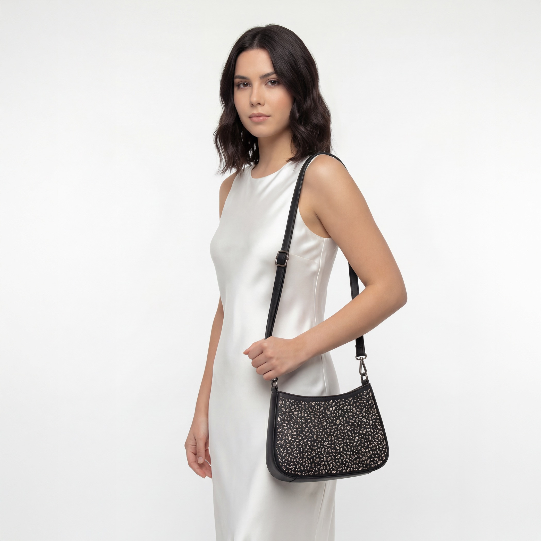 Flora Bella Embellished Shoulder Bag with Zip Closure-women-bagsandwallets-handbags-image-2