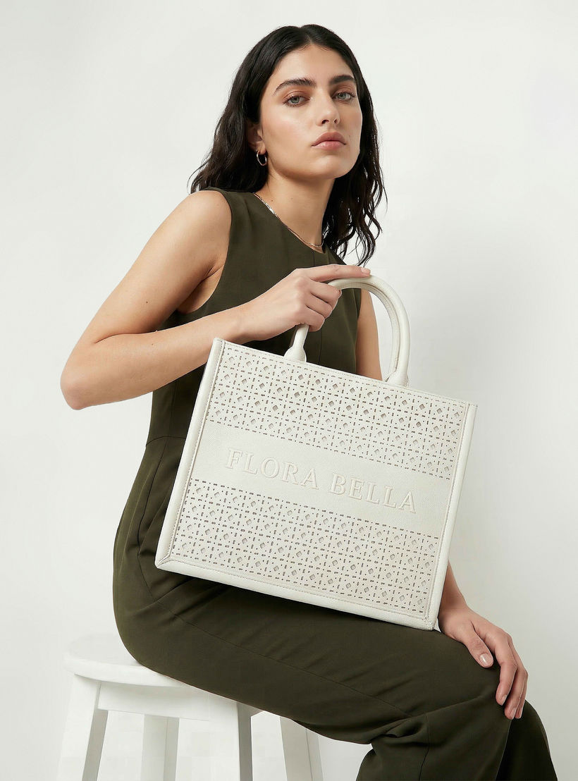 شنطة توتي بتصاميم مفرغة بالليزر وحزام قابل للفصل من فلورا بيلا-women-bagsandwallets-handbags-image-10