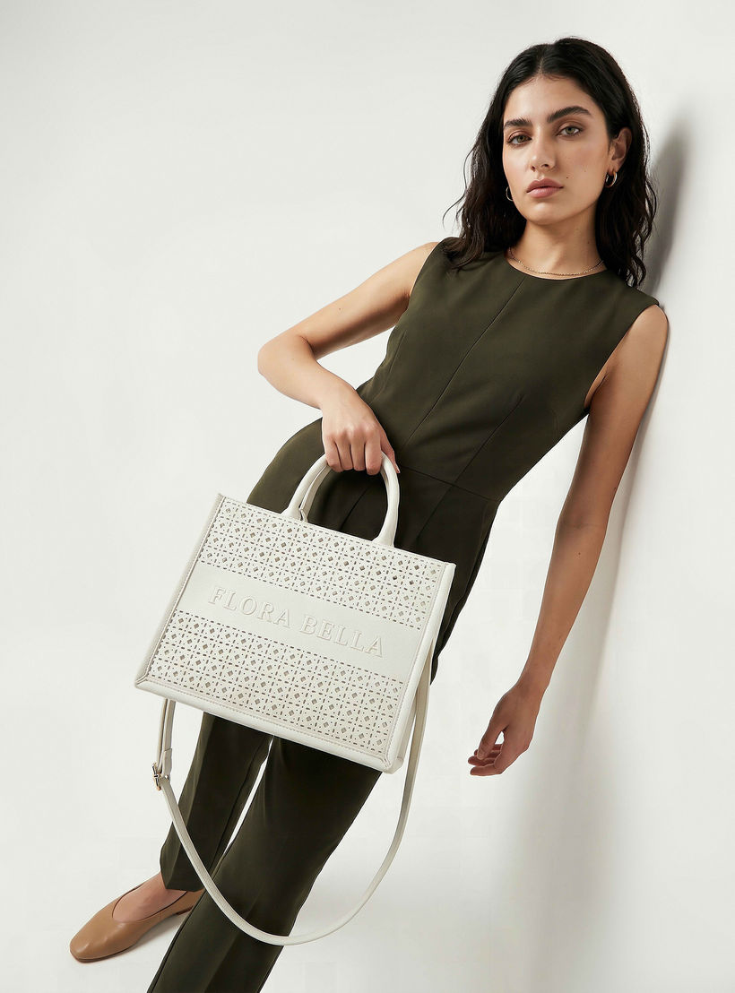 شنطة توتي بتصاميم مفرغة بالليزر وحزام قابل للفصل من فلورا بيلا-women-bagsandwallets-handbags-image-8