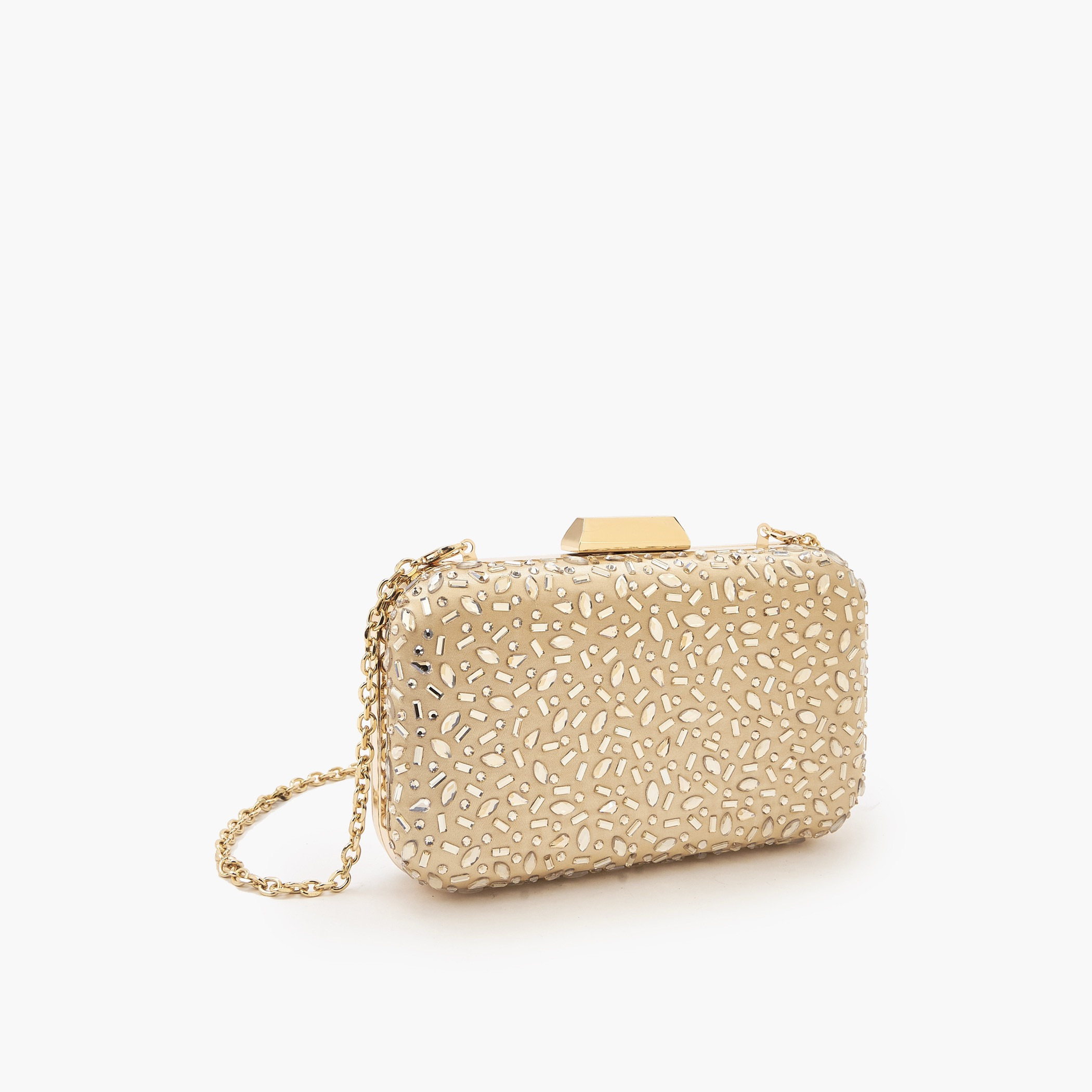 Floral Bella Embellished Clutch with Detachable Chain Strap-women-bagsandwallets-handbags-image-3