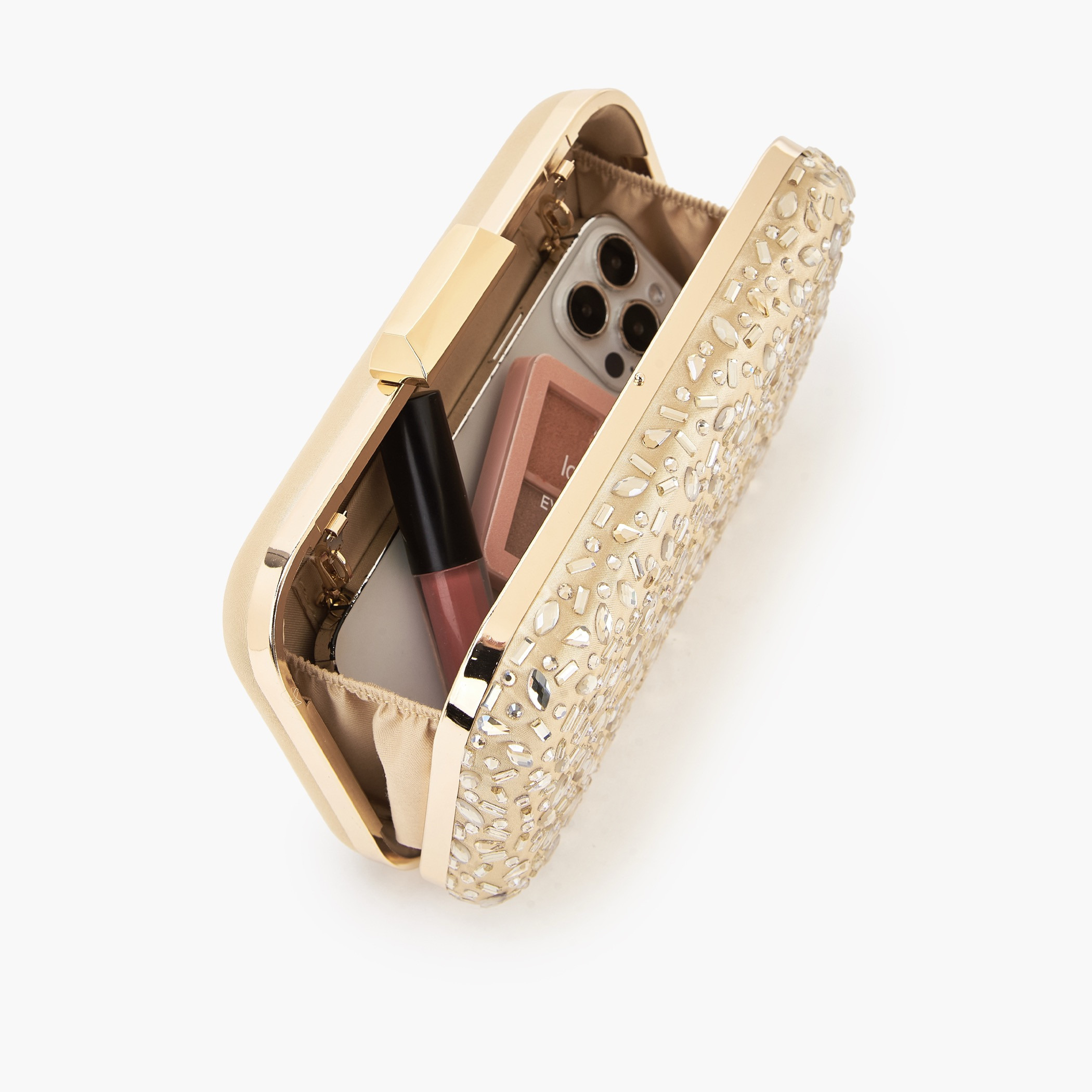 Floral Bella Embellished Clutch with Detachable Chain Strap-women-bagsandwallets-handbags-image-7