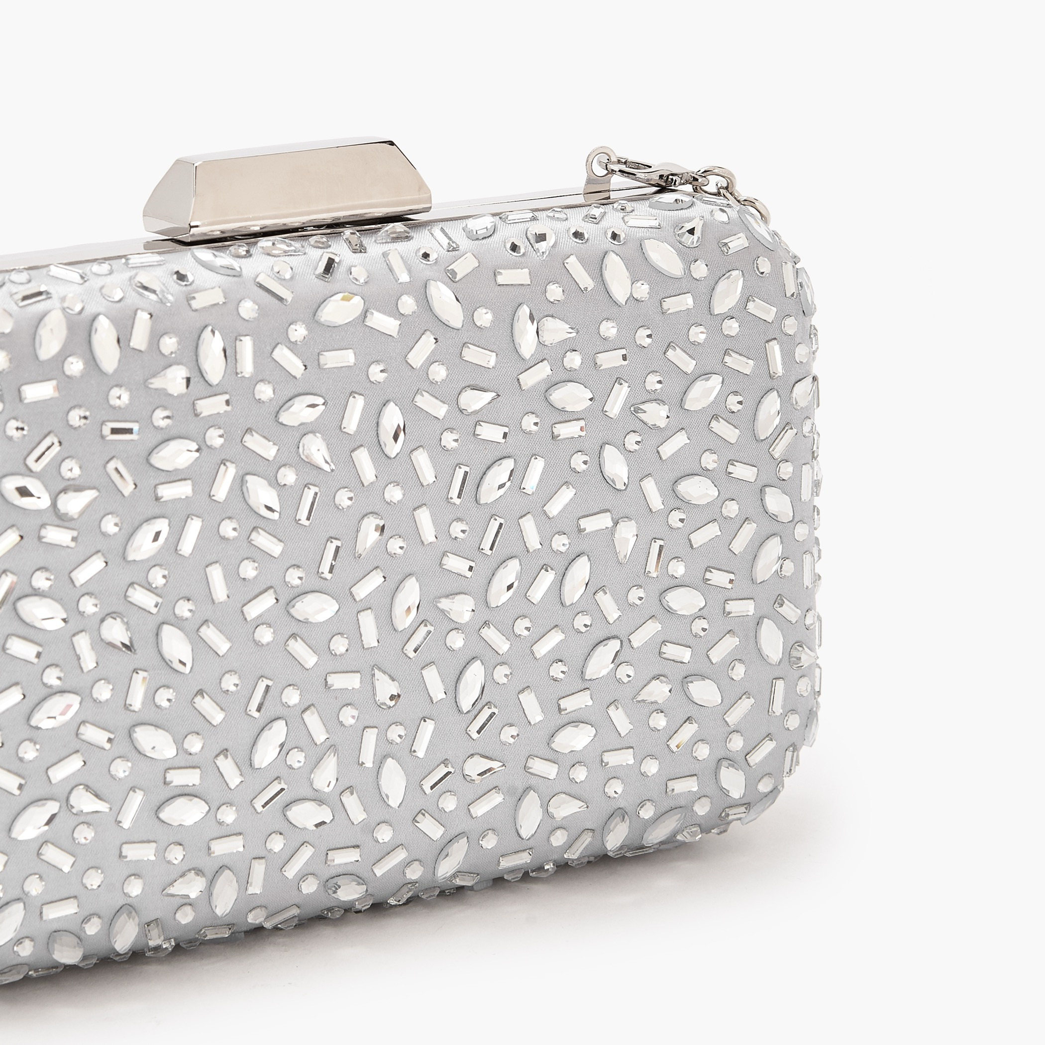 Floral Bella Embellished Clutch with Detachable Chain Strap-women-bagsandwallets-handbags-image-3