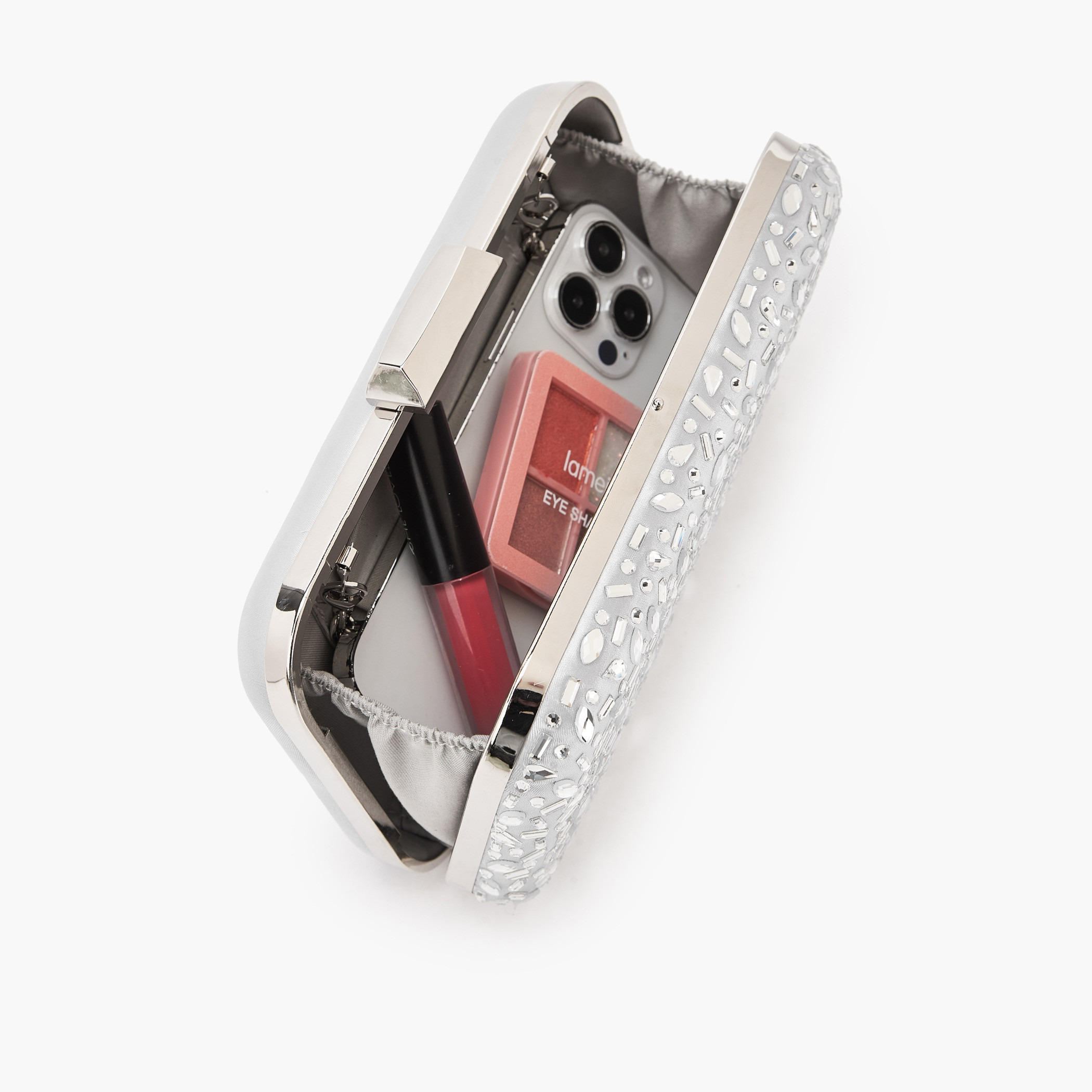 Floral Bella Embellished Clutch with Detachable Chain Strap-women-bagsandwallets-handbags-image-7