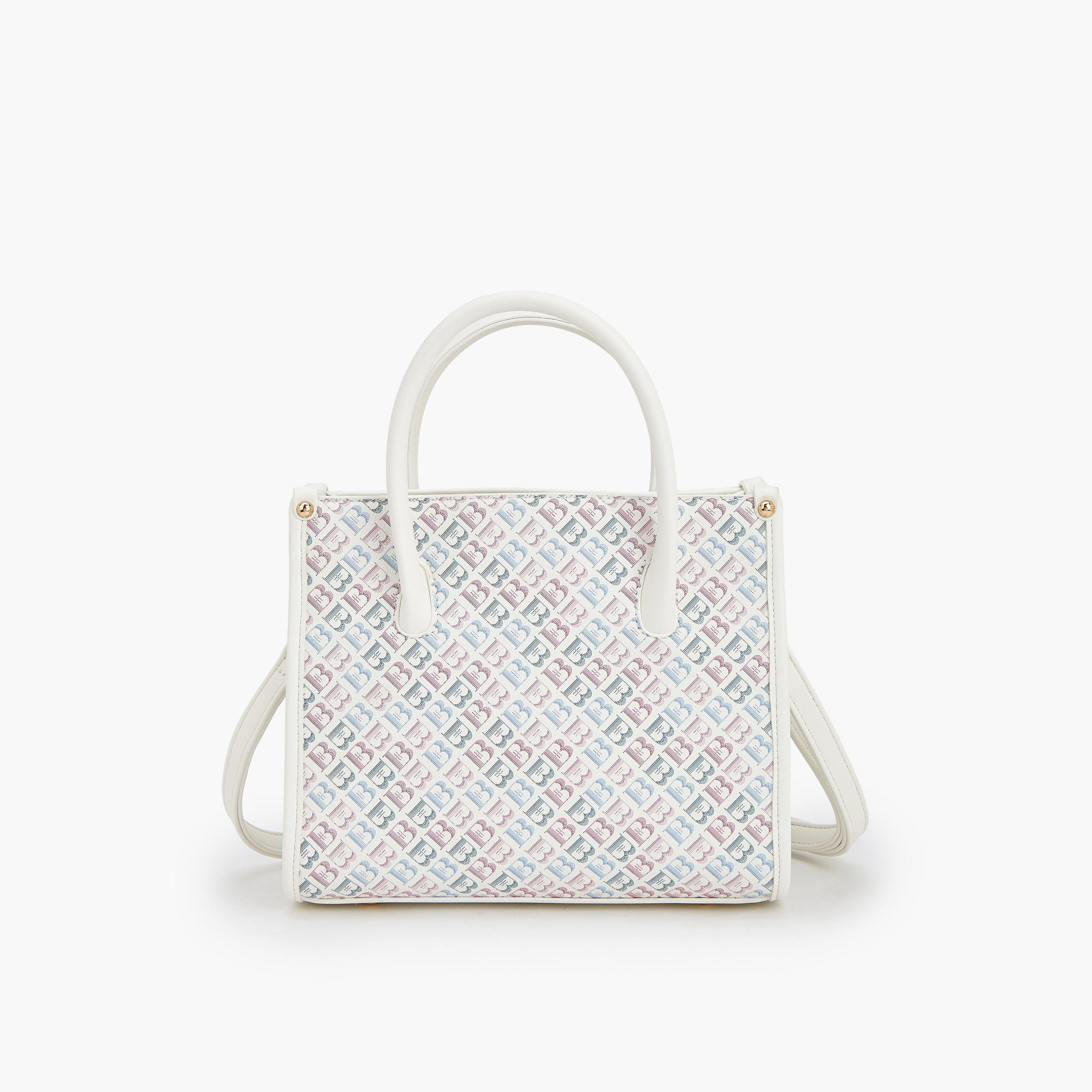 شنطة ساتشيل بحزام قابل للفصل وطبعات مونوجرام من فلورا بيلا-women-bagsandwallets-handbags-image-6