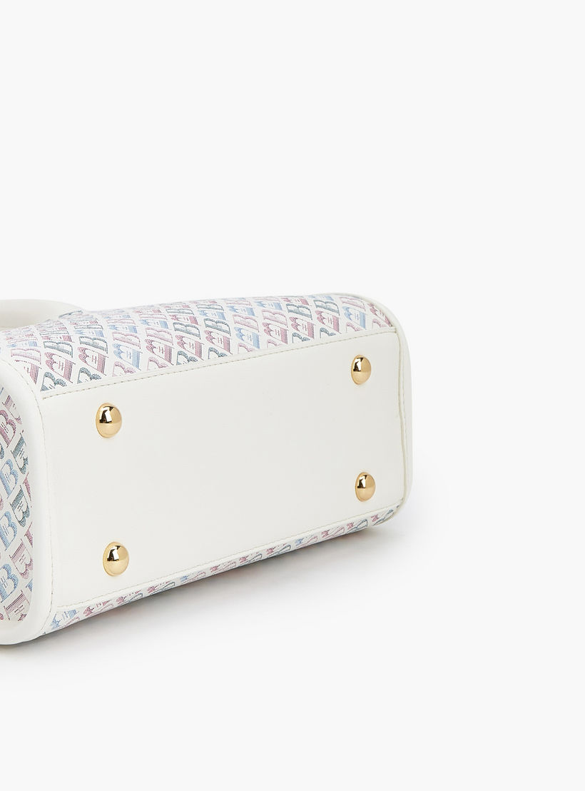 شنطة ساتشيل بحزام قابل للفصل وطبعات مونوجرام من فلورا بيلا-women-bagsandwallets-handbags-image-7