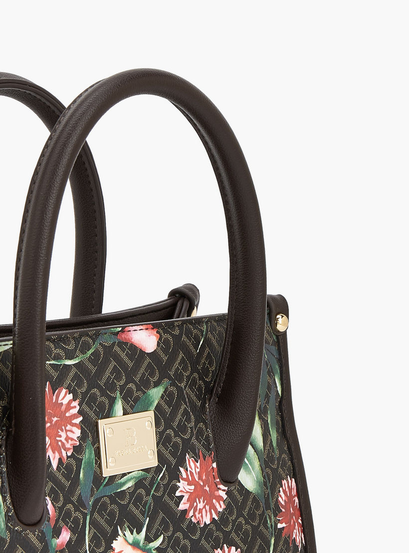 شنطة ساتشيل بطبعات مونوجرام وبحزام قابل للفصل من فلورا بيلا-women-bagsandwallets-handbags-image-5