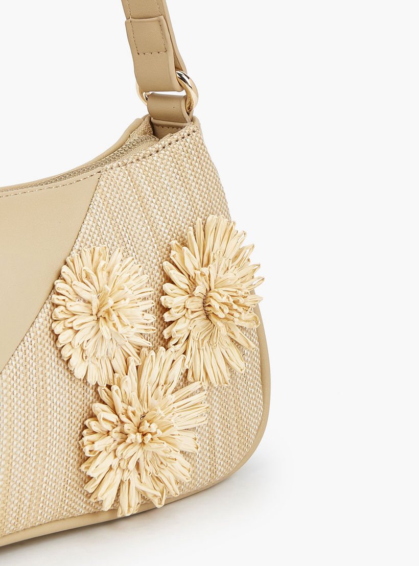 Flora Bella 3D Applique Shoulder Bag with Zip Closure-women-bagsandwallets-handbags-image-4