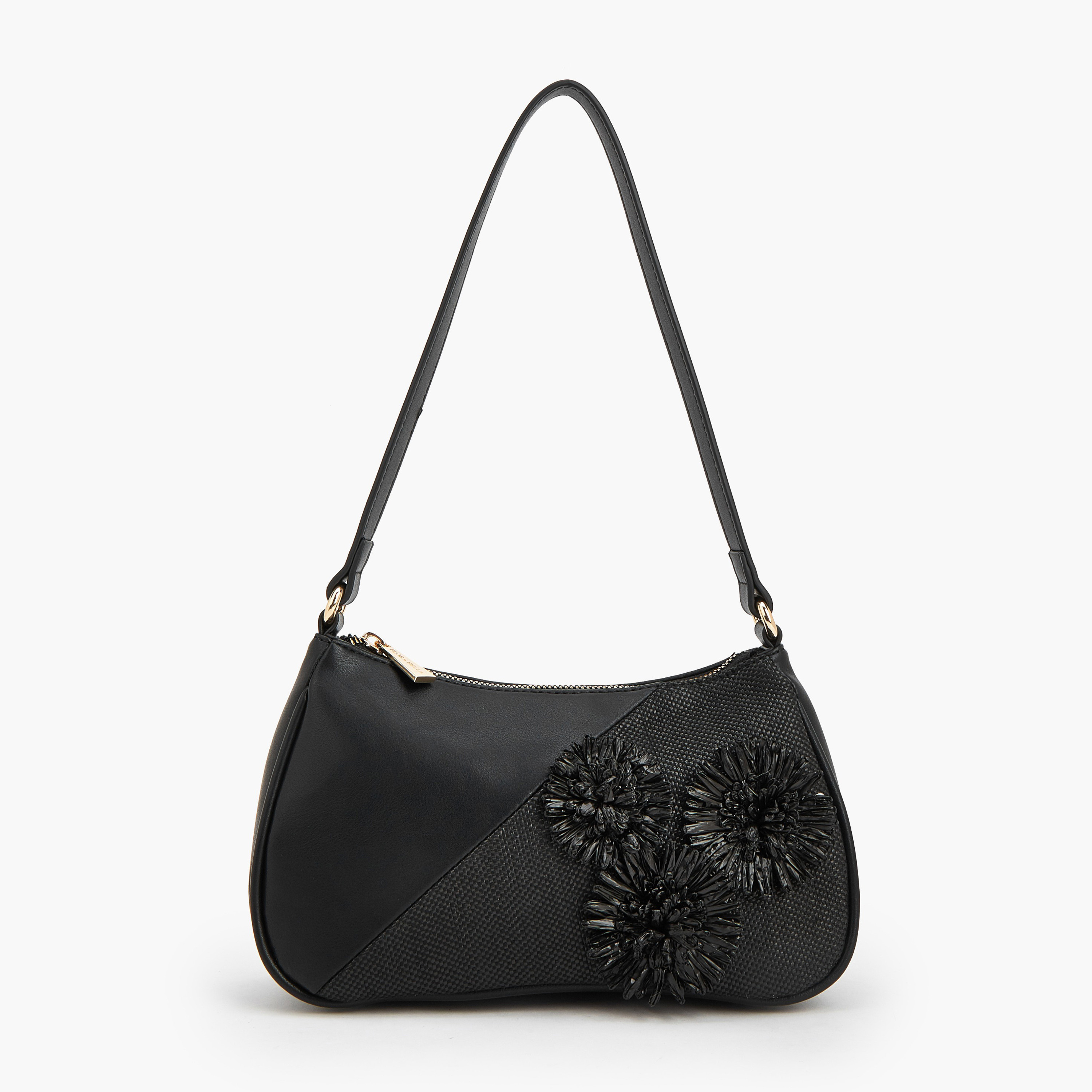 شنطة كتف بزينة ثري دي وسحاب إغلاق من فلورا بيلا-women-bagsandwallets-handbags-image-1