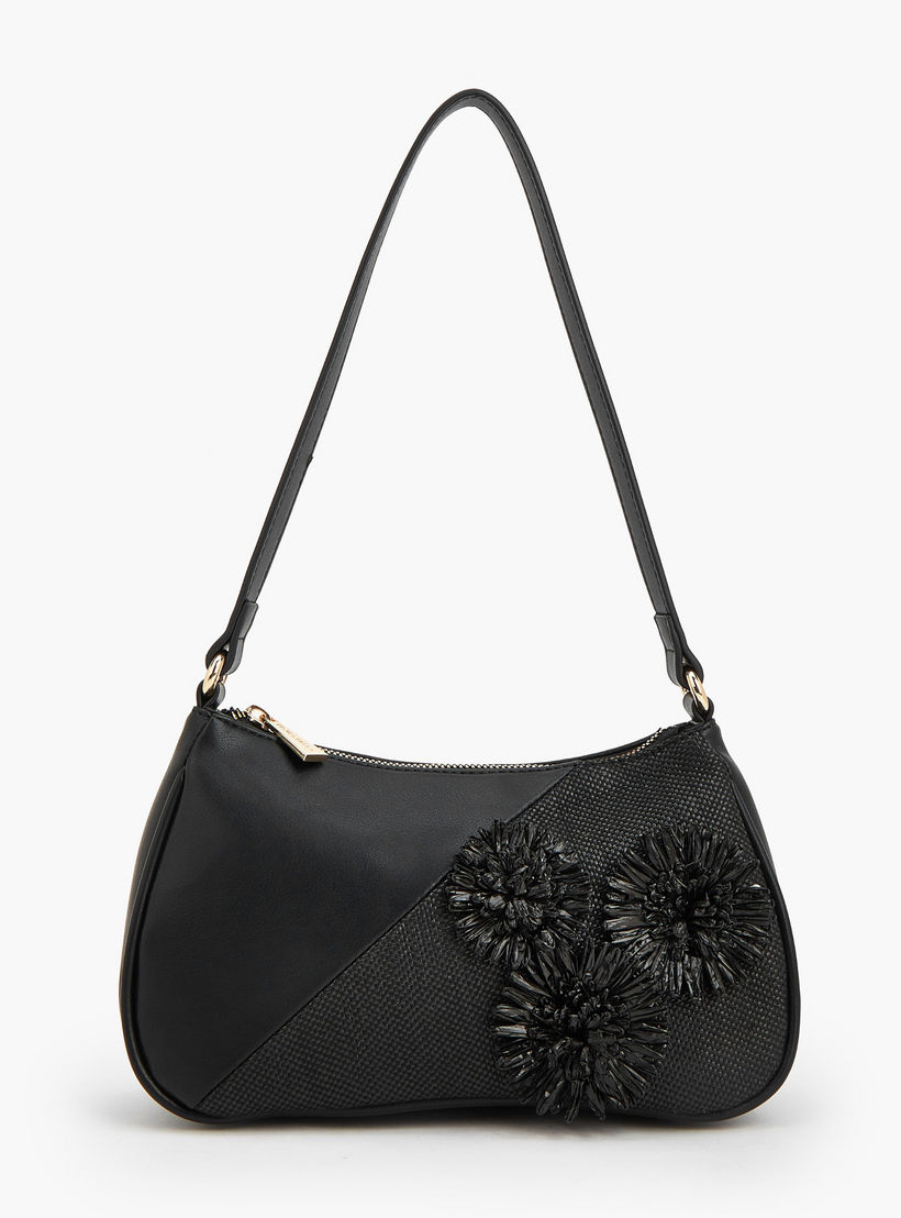 شنطة كتف بزينة ثري دي وسحاب إغلاق من فلورا بيلا-women-bagsandwallets-handbags-image-1