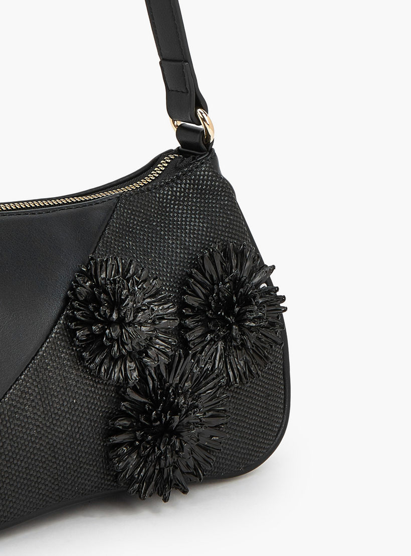 شنطة كتف بزينة ثري دي وسحاب إغلاق من فلورا بيلا-women-bagsandwallets-handbags-image-4