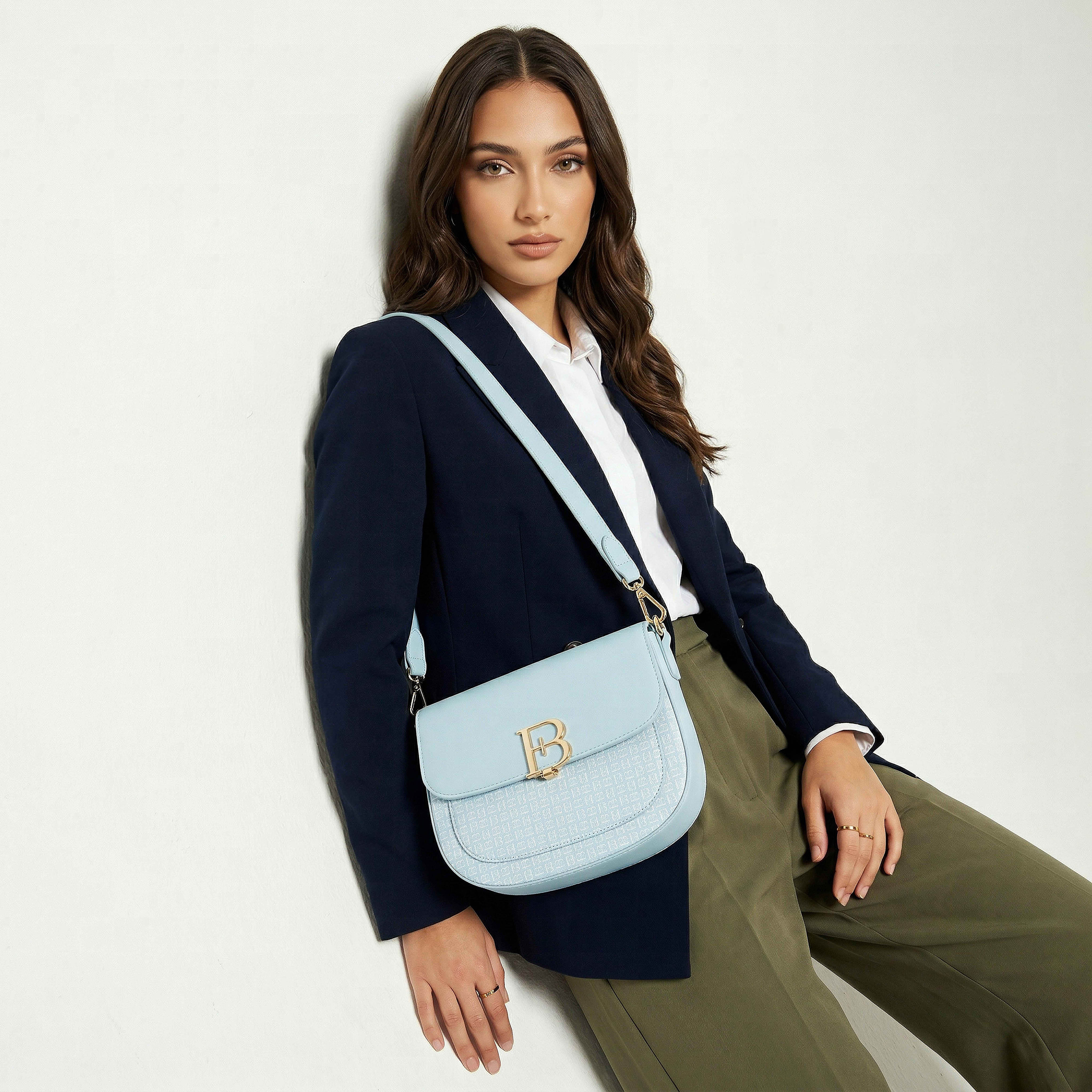 Flora Bella Monogram Print Shoulder Bag with Flap-women-bagsandwallets-handbags-image-1