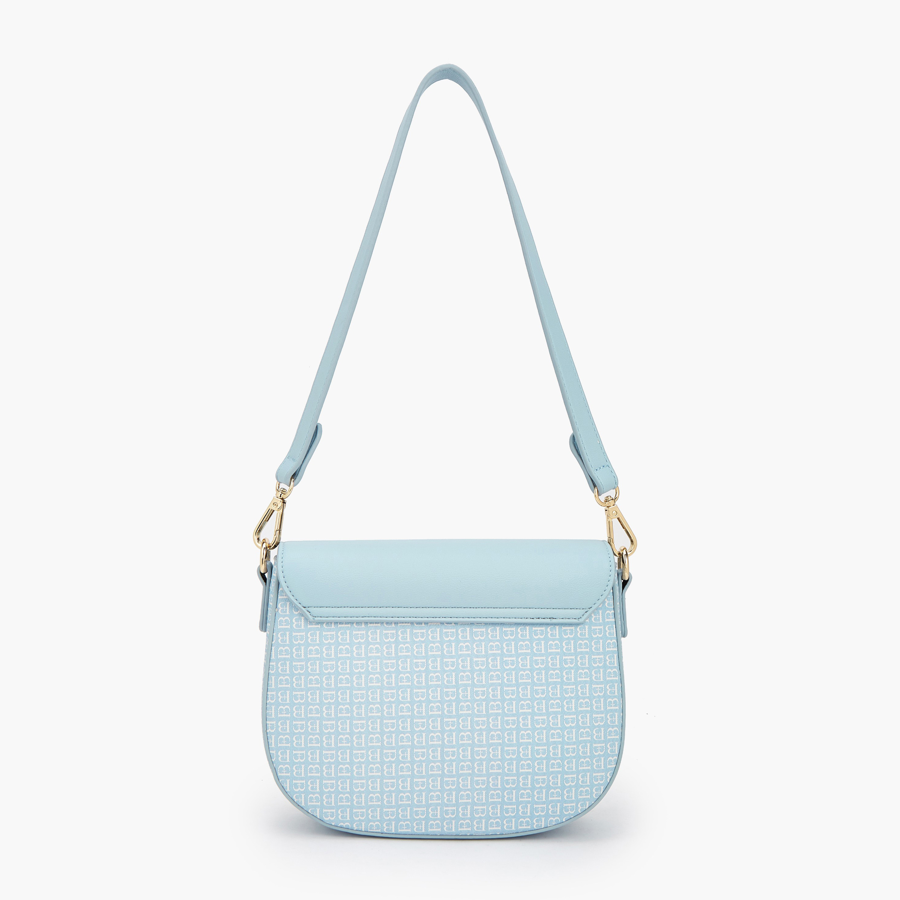 Flora Bella Monogram Print Shoulder Bag with Flap-women-bagsandwallets-handbags-image-5