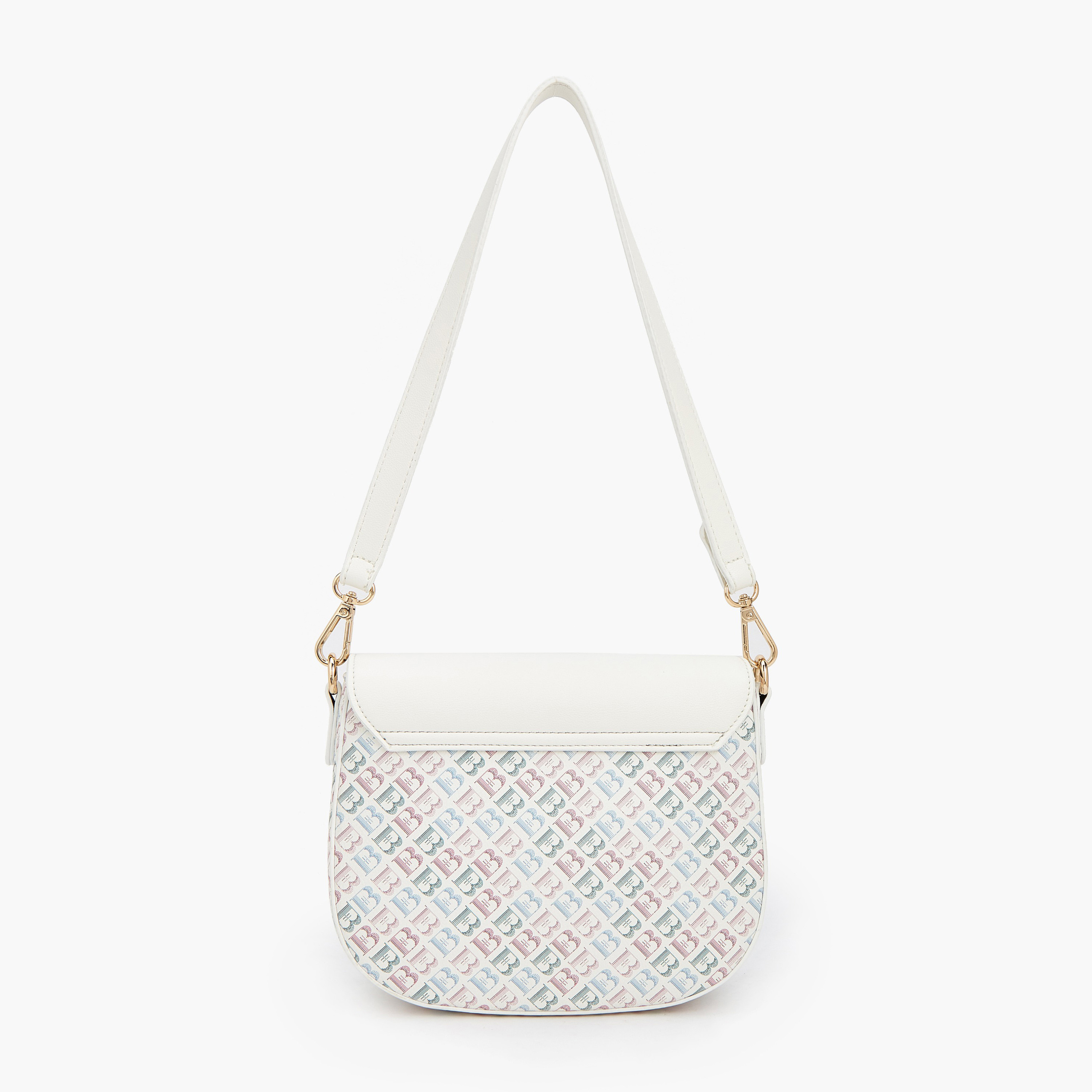 شنطة كتف بطبعات مونوجرام وطية من فلورا بيلا-women-bagsandwallets-handbags-image-5