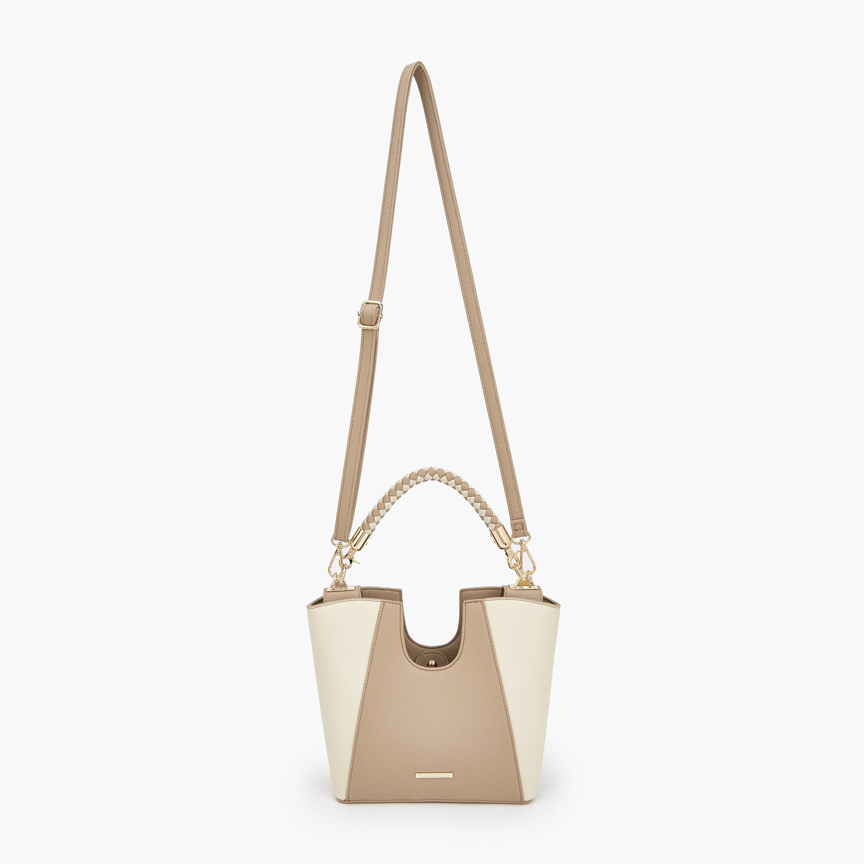 Flora Bella Textured Satchel Bag with Braided Handle-women-bagsandwallets-handbags-image-3