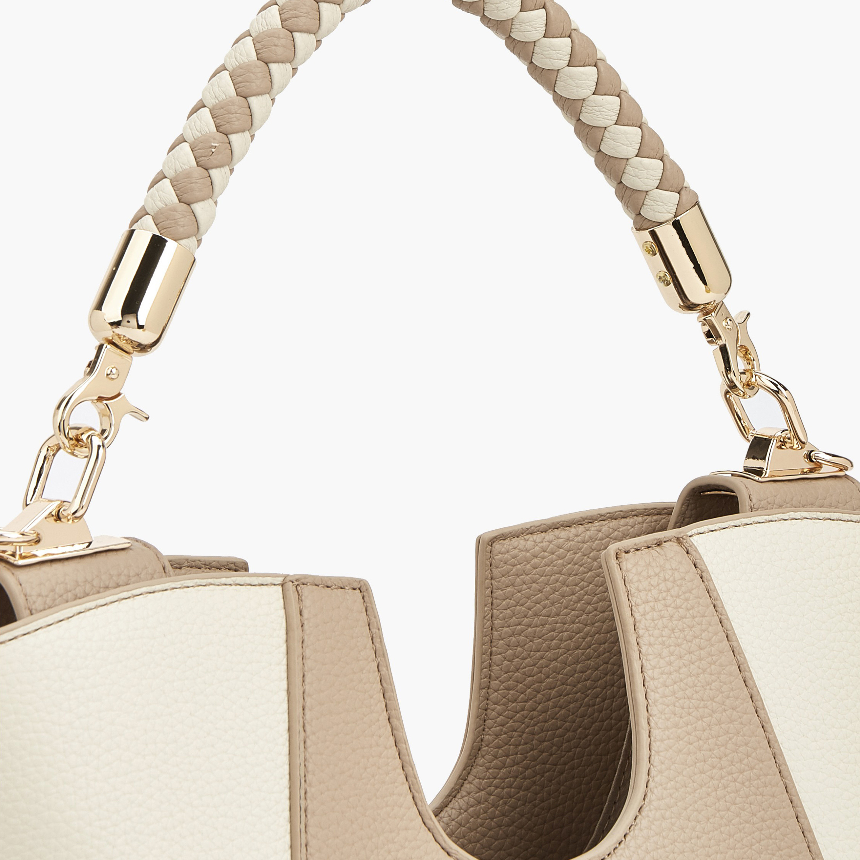 Flora Bella Textured Satchel Bag with Braided Handle-women-bagsandwallets-handbags-image-5