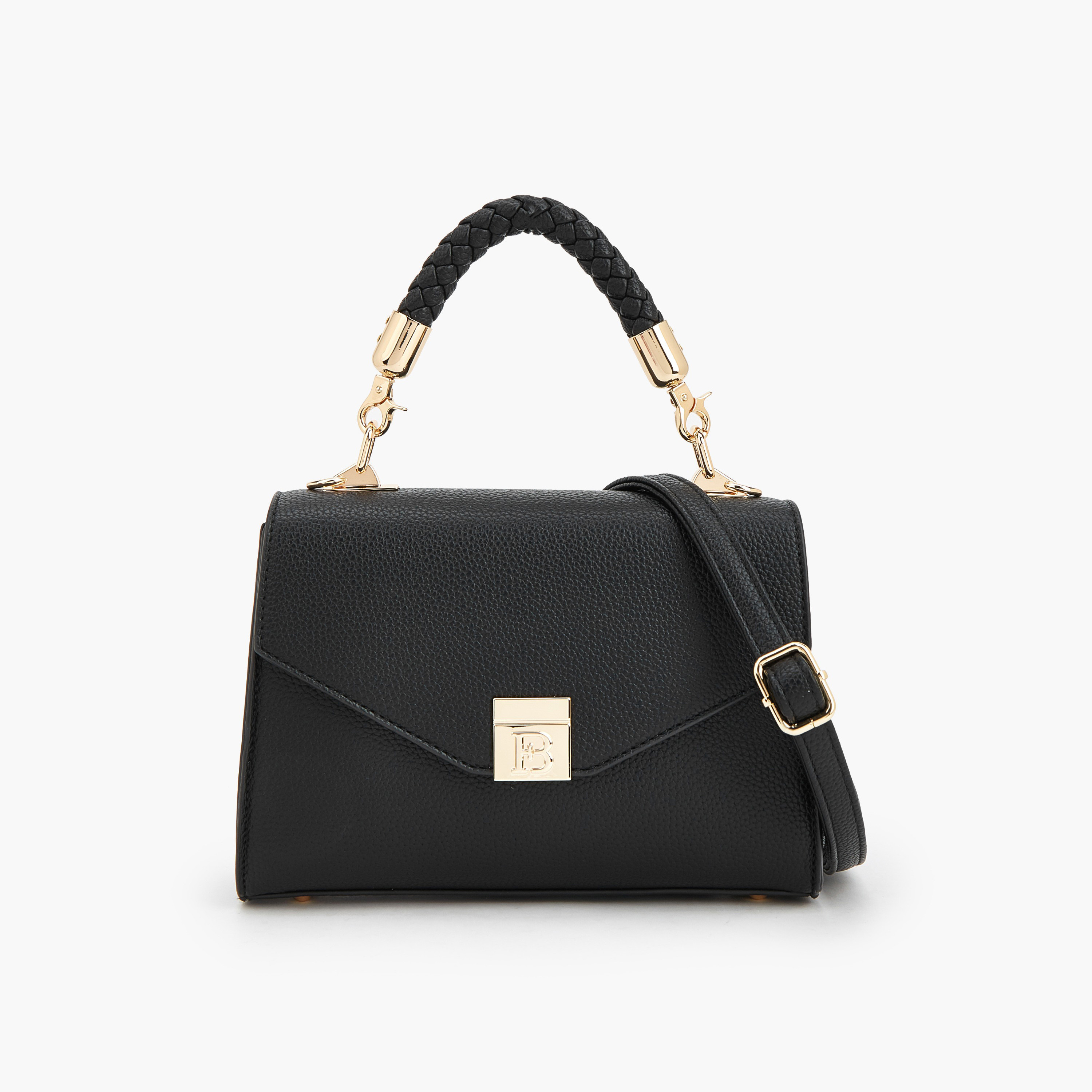 شنطة ساتشيل بارزة الملمس بحزام قابل للفصل من فلورا بيلا-women-bagsandwallets-handbags-image-1