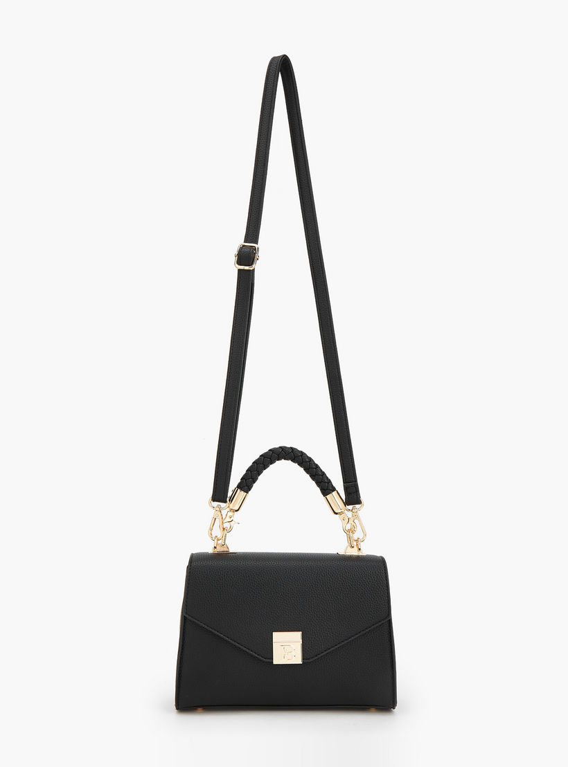 شنطة ساتشيل بارزة الملمس بحزام قابل للفصل من فلورا بيلا-women-bagsandwallets-handbags-image-3