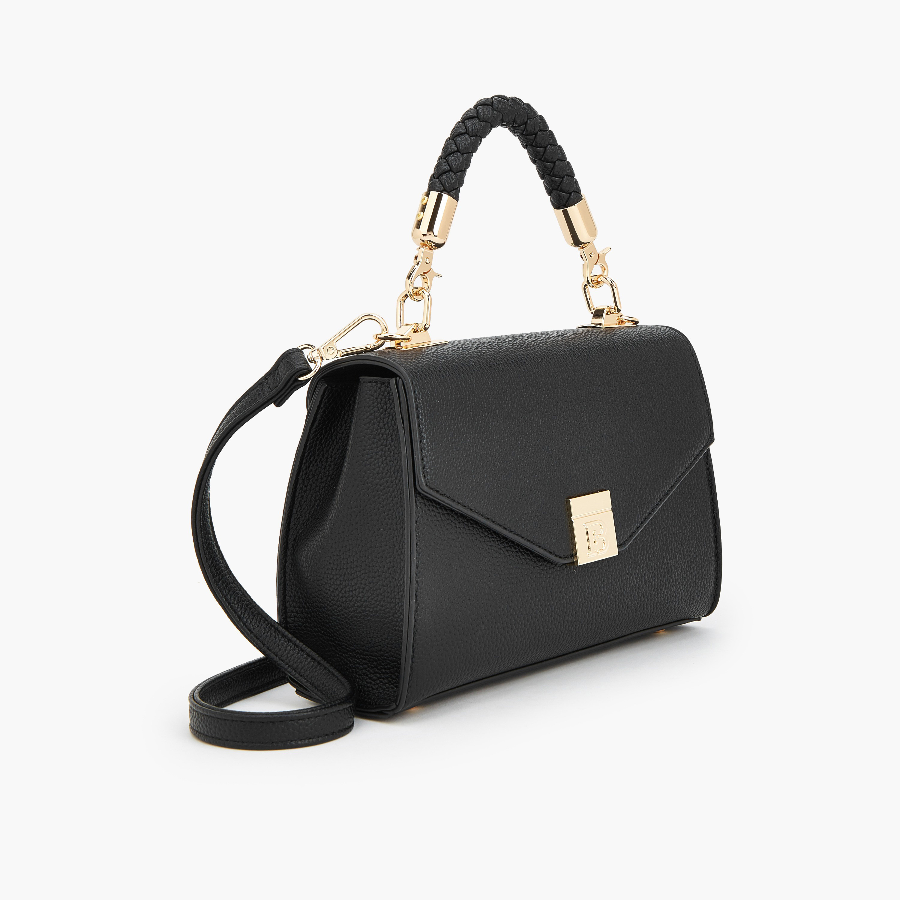 شنطة ساتشيل بارزة الملمس بحزام قابل للفصل من فلورا بيلا-women-bagsandwallets-handbags-image-4