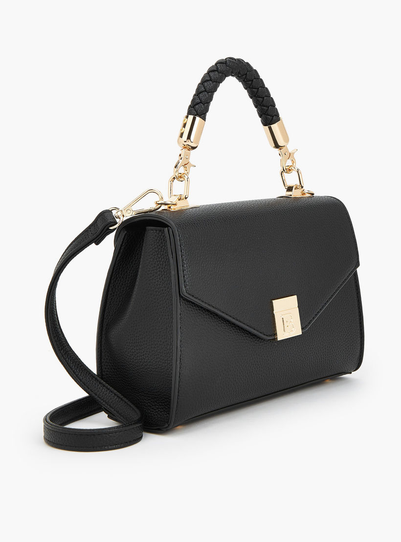 شنطة ساتشيل بارزة الملمس بحزام قابل للفصل من فلورا بيلا-women-bagsandwallets-handbags-image-4