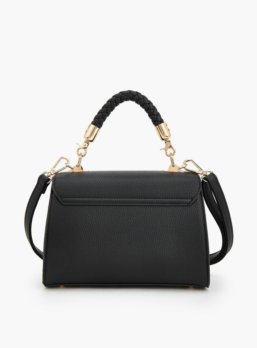 شنطة ساتشيل بارزة الملمس بحزام قابل للفصل من فلورا بيلا-women-bagsandwallets-handbags-image-6