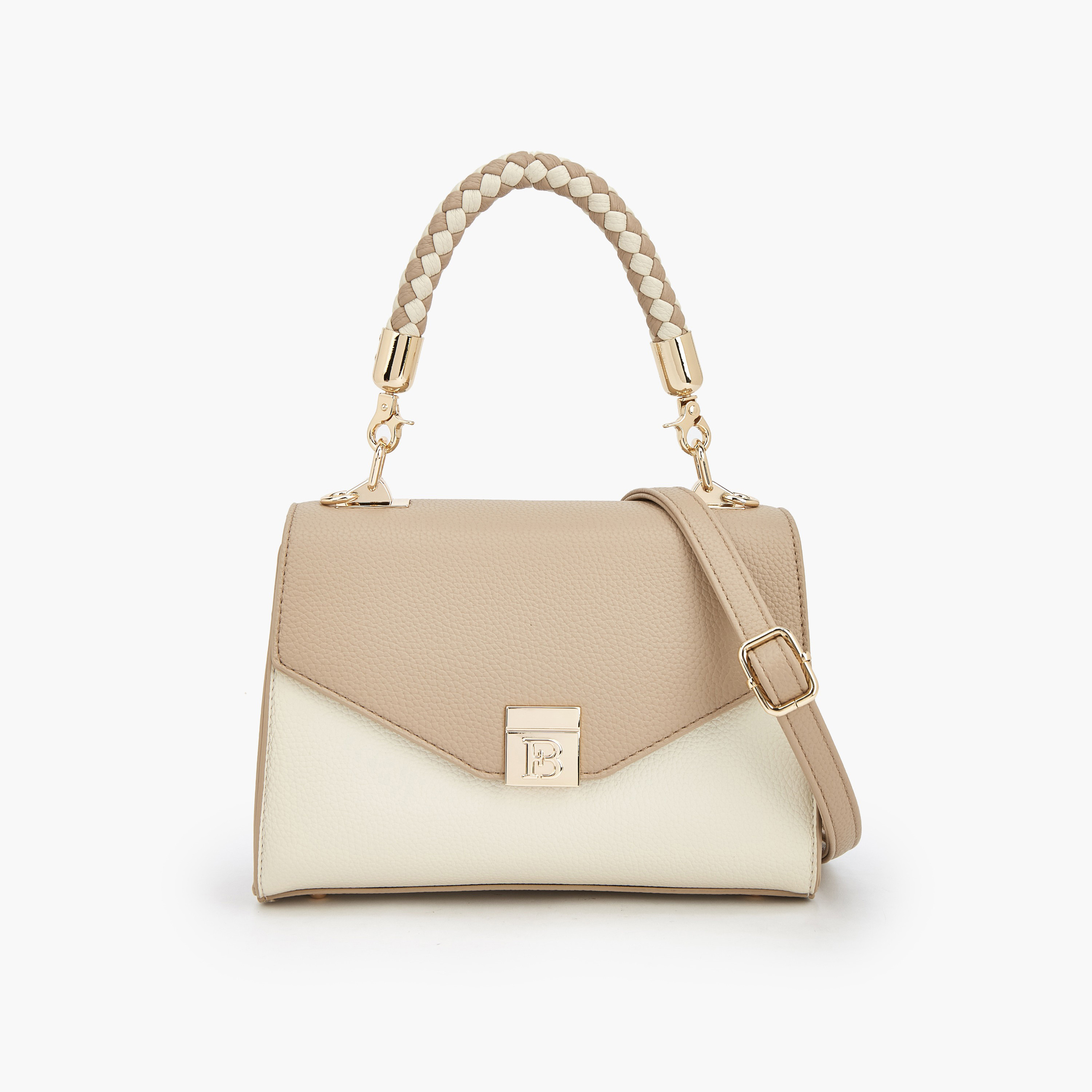 Flora Bella Textured Satchel Bag with Detachable Strap-women-bagsandwallets-handbags-image-1