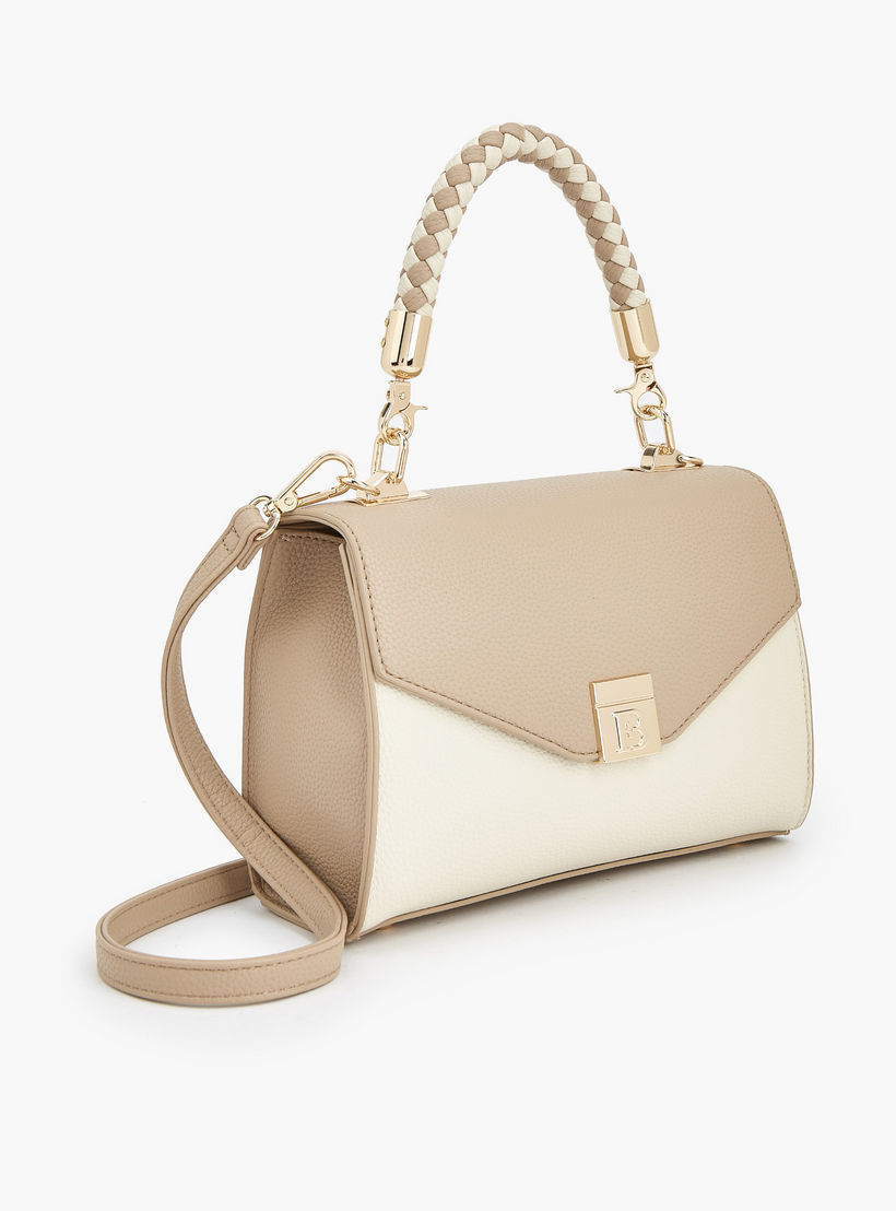 Flora Bella Textured Satchel Bag with Detachable Strap-women-bagsandwallets-handbags-image-5