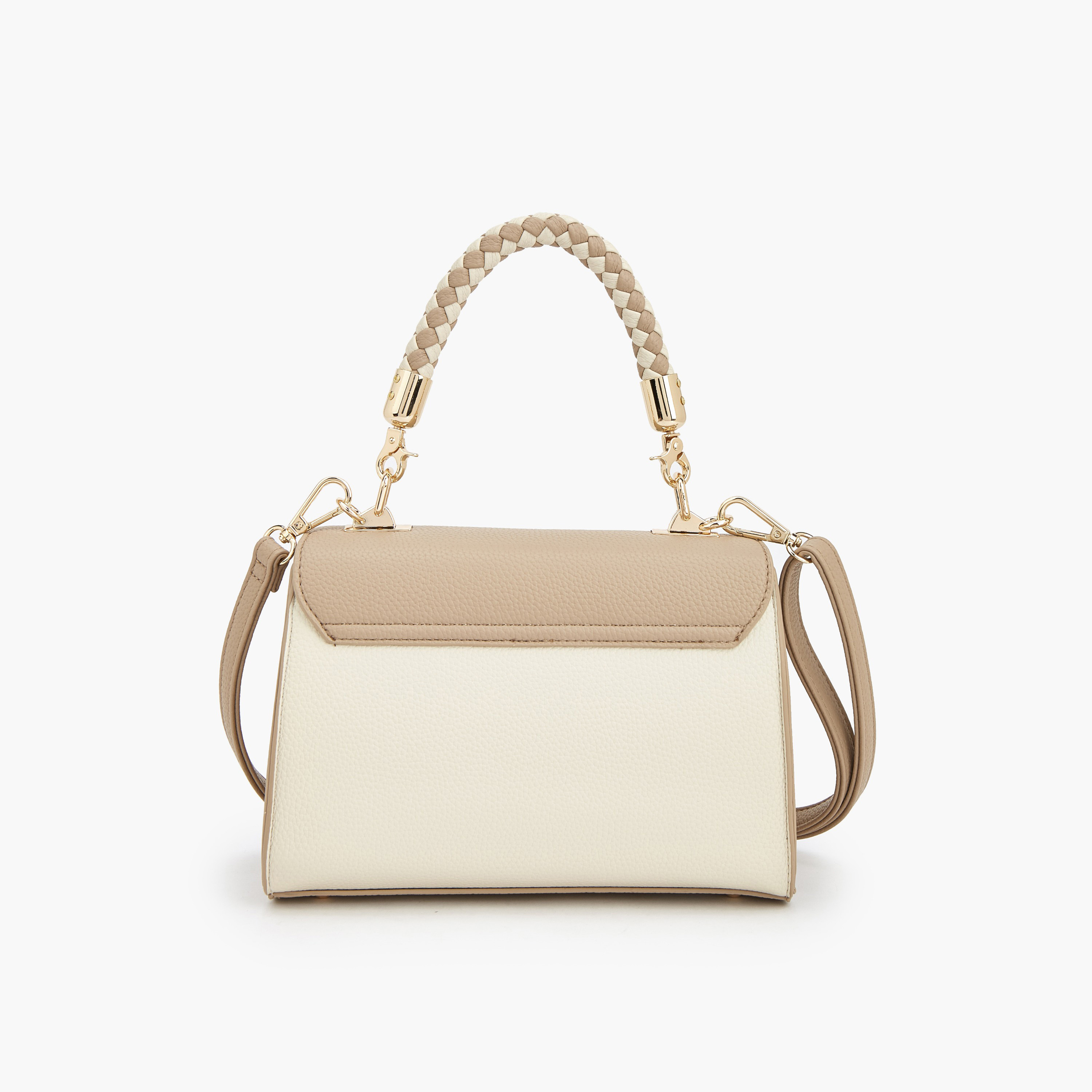 Flora Bella Textured Satchel Bag with Detachable Strap-women-bagsandwallets-handbags-image-6