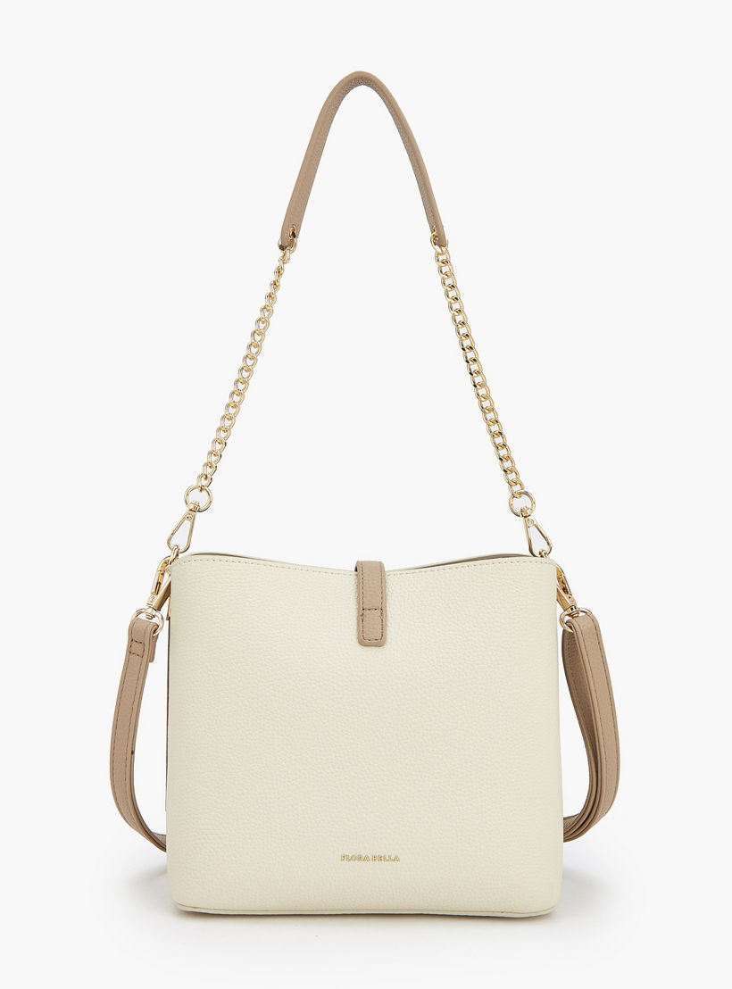 شنطة دلو سادة بحزام كتف قابل للفصل من فلورا بيلا-women-bagsandwallets-handbags-image-6