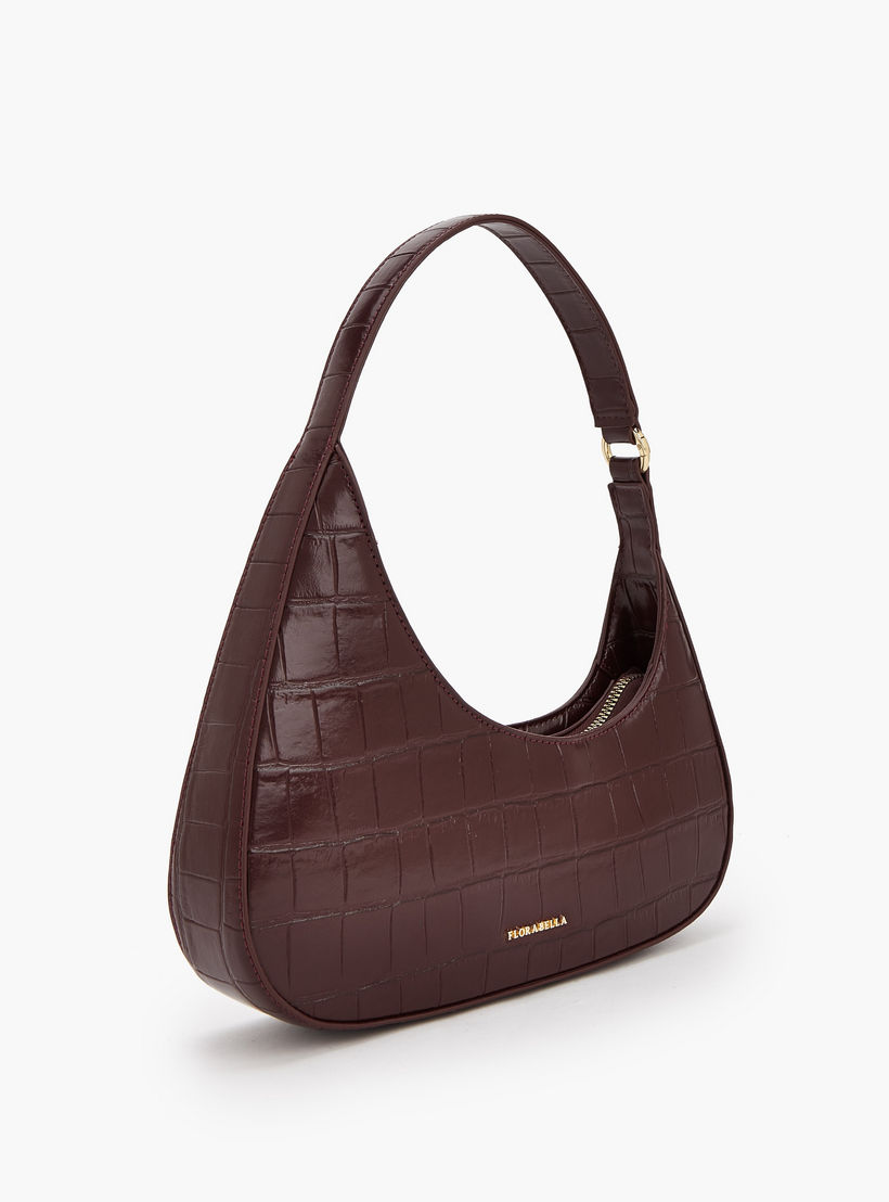 شنطة كتف بارزة الملمس مع سحاب إغلاق من فلورا بيلا-women-bagsandwallets-handbags-image-2