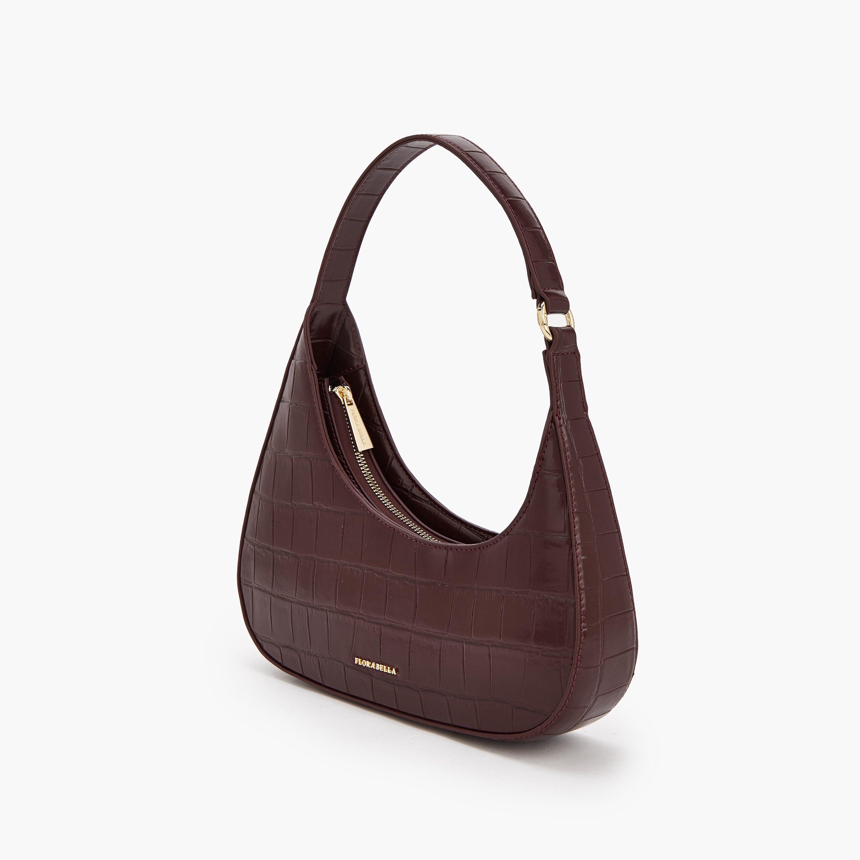 شنطة كتف بارزة الملمس مع سحاب إغلاق من فلورا بيلا-women-bagsandwallets-handbags-image-3