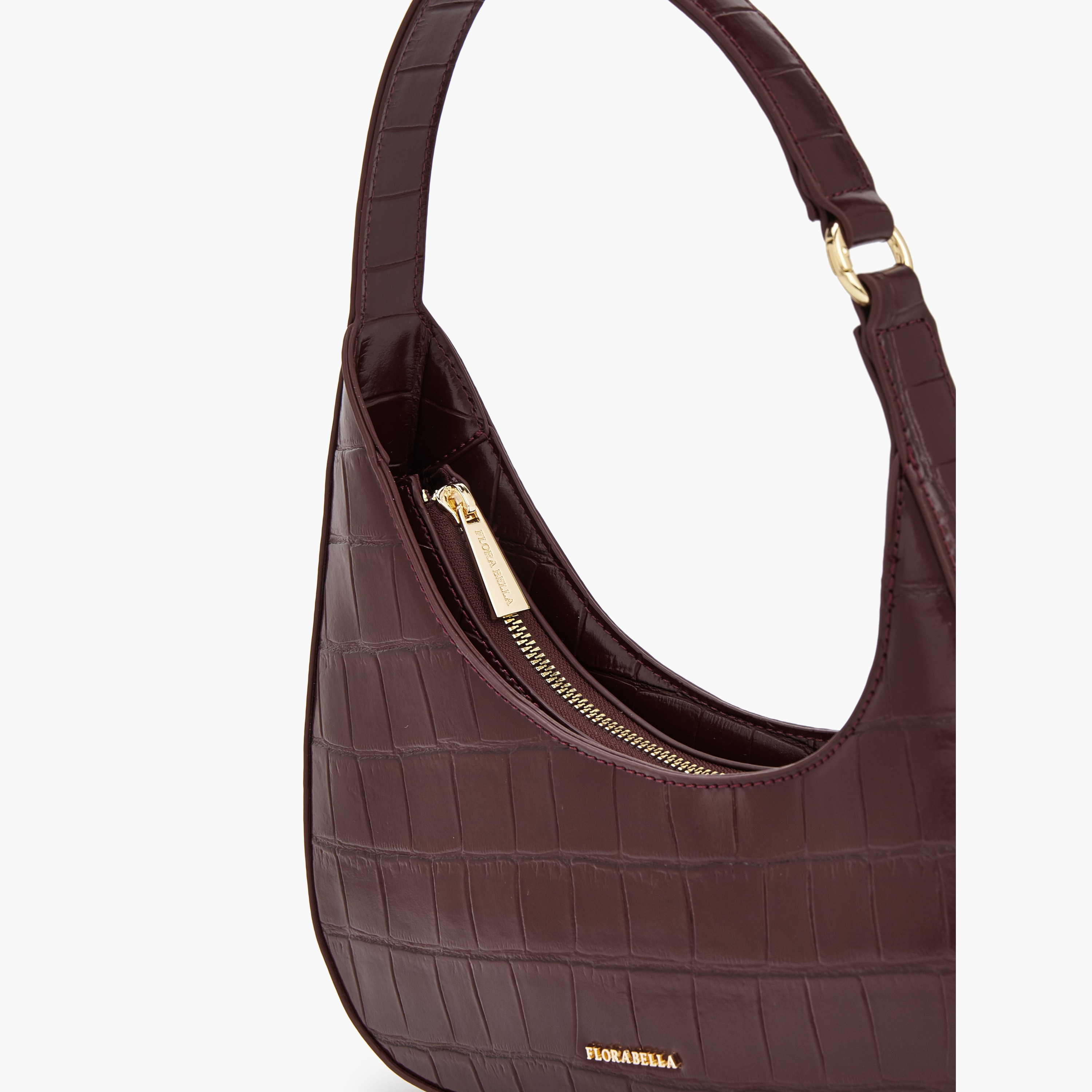 شنطة كتف بارزة الملمس مع سحاب إغلاق من فلورا بيلا-women-bagsandwallets-handbags-image-4