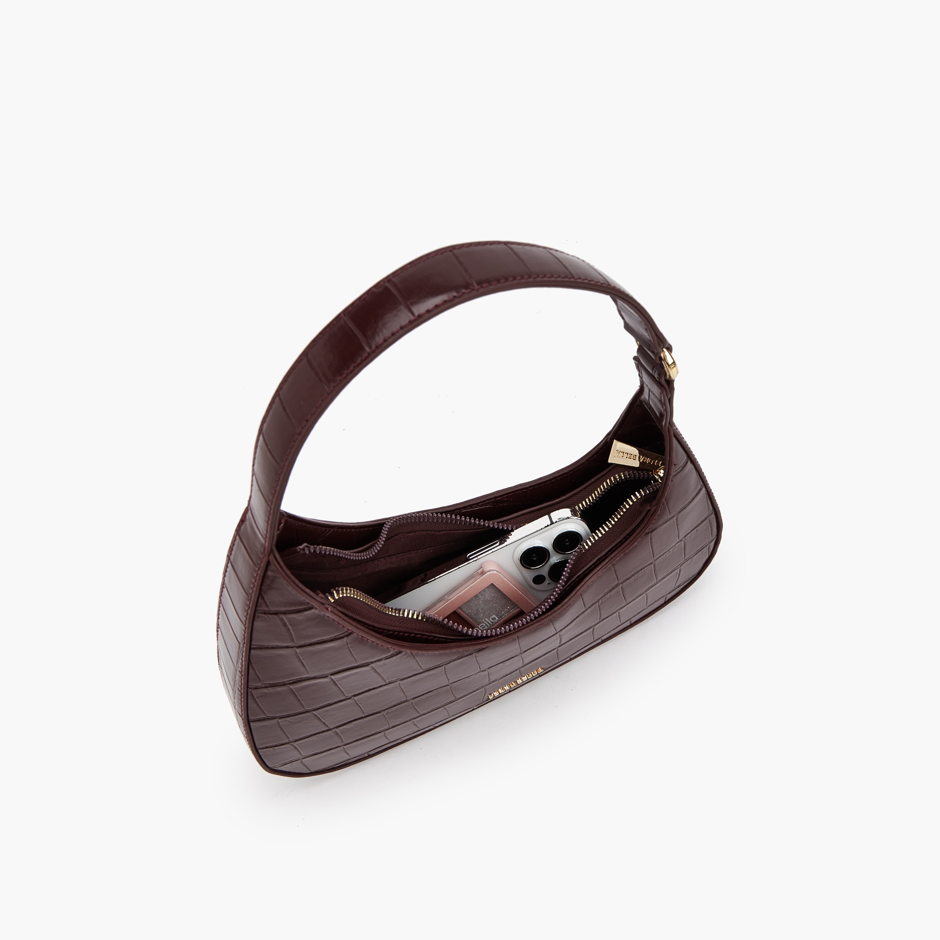 شنطة كتف بارزة الملمس مع سحاب إغلاق من فلورا بيلا-women-bagsandwallets-handbags-image-7