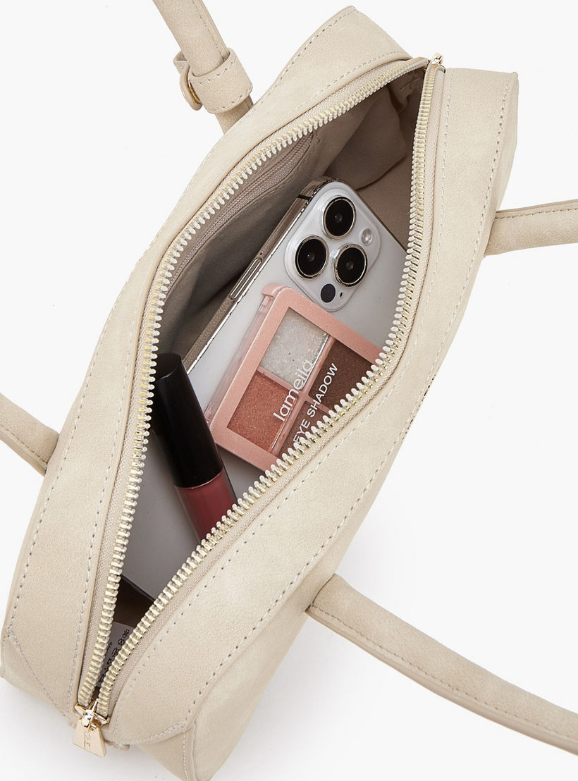 شنطة كتف سادة بسحاب إغلاق من فلورا بيلا-women-bagsandwallets-handbags-image-7