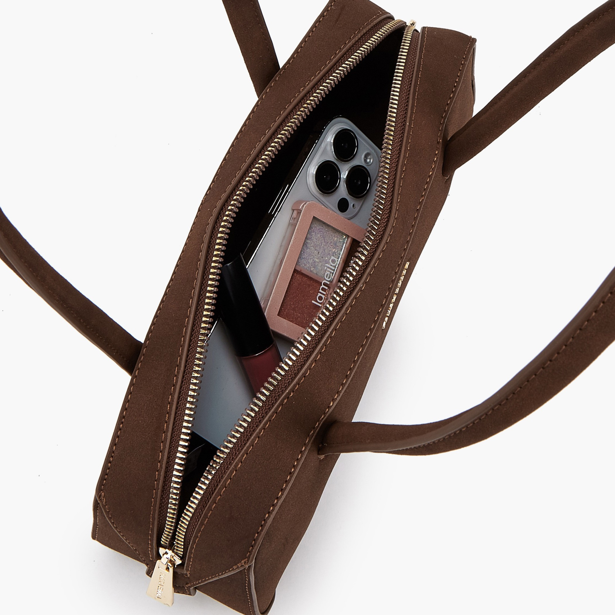 شنطة كتف سادة بسحاب إغلاق من فلورا بيلا-women-bagsandwallets-handbags-image-7