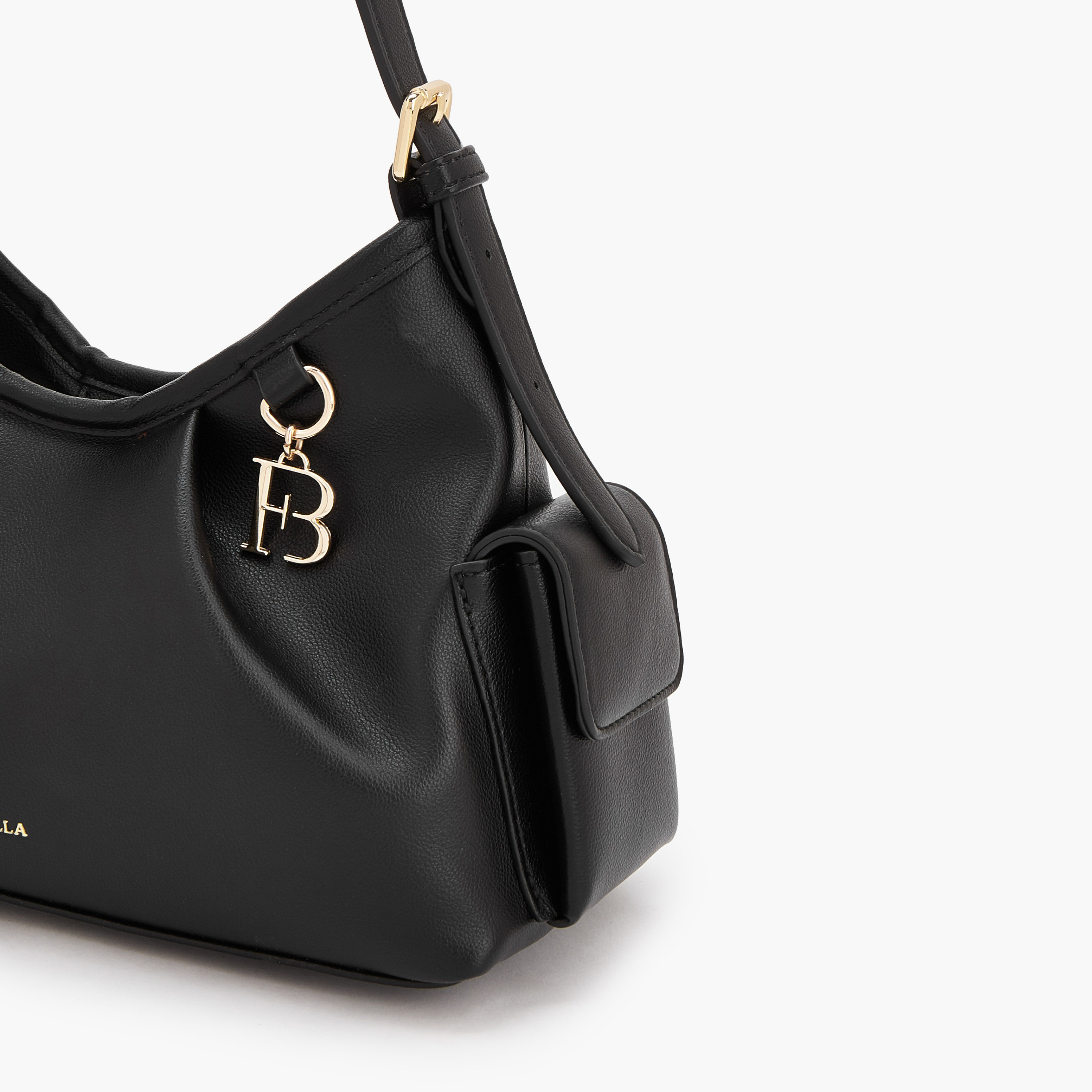 شنطة كتف سادة بحزام قابل للتعديل من فلورا بيلا-women-bagsandwallets-handbags-image-5