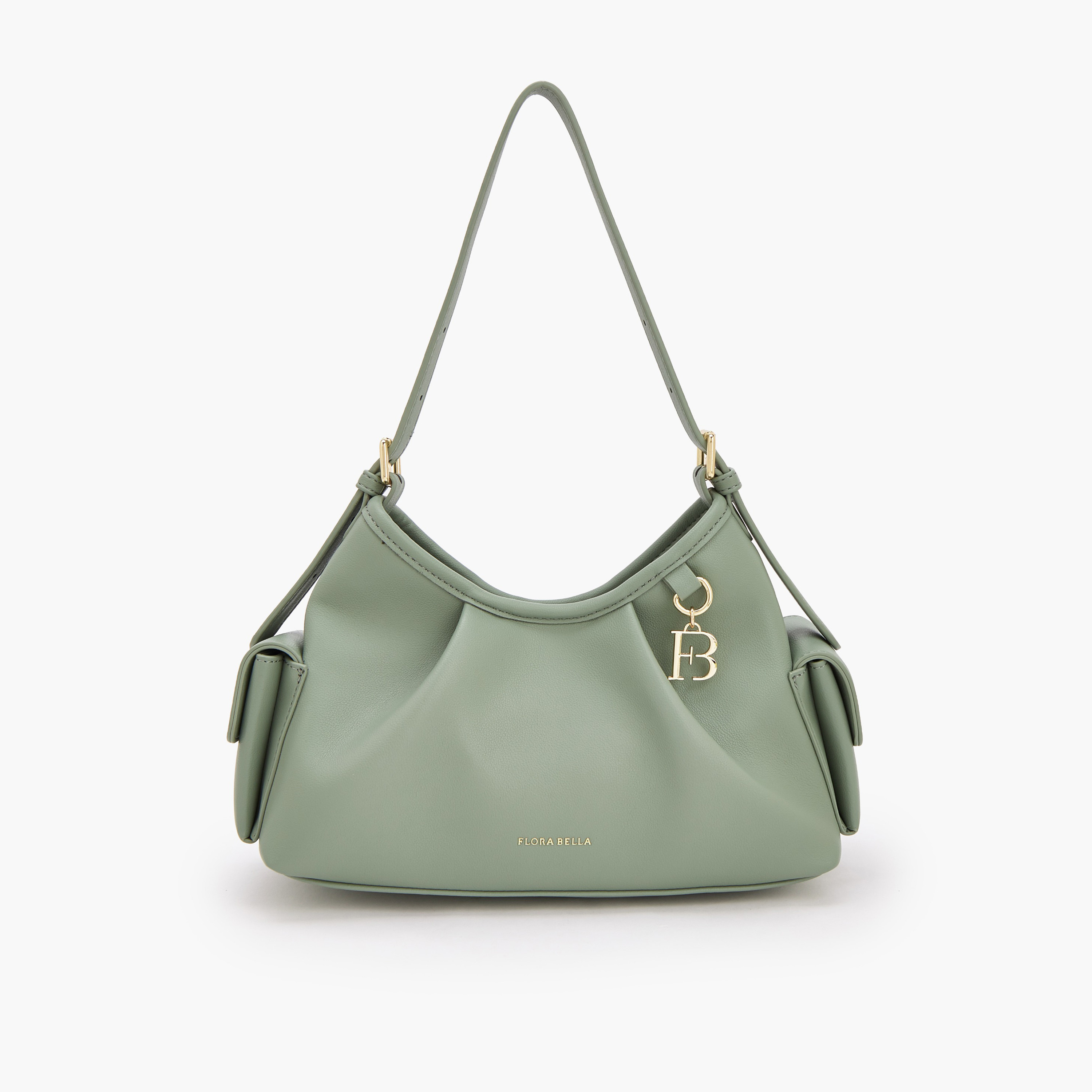 شنطة كتف سادة بحزام قابل للتعديل من فلورا بيلا-women-bagsandwallets-handbags-image-1