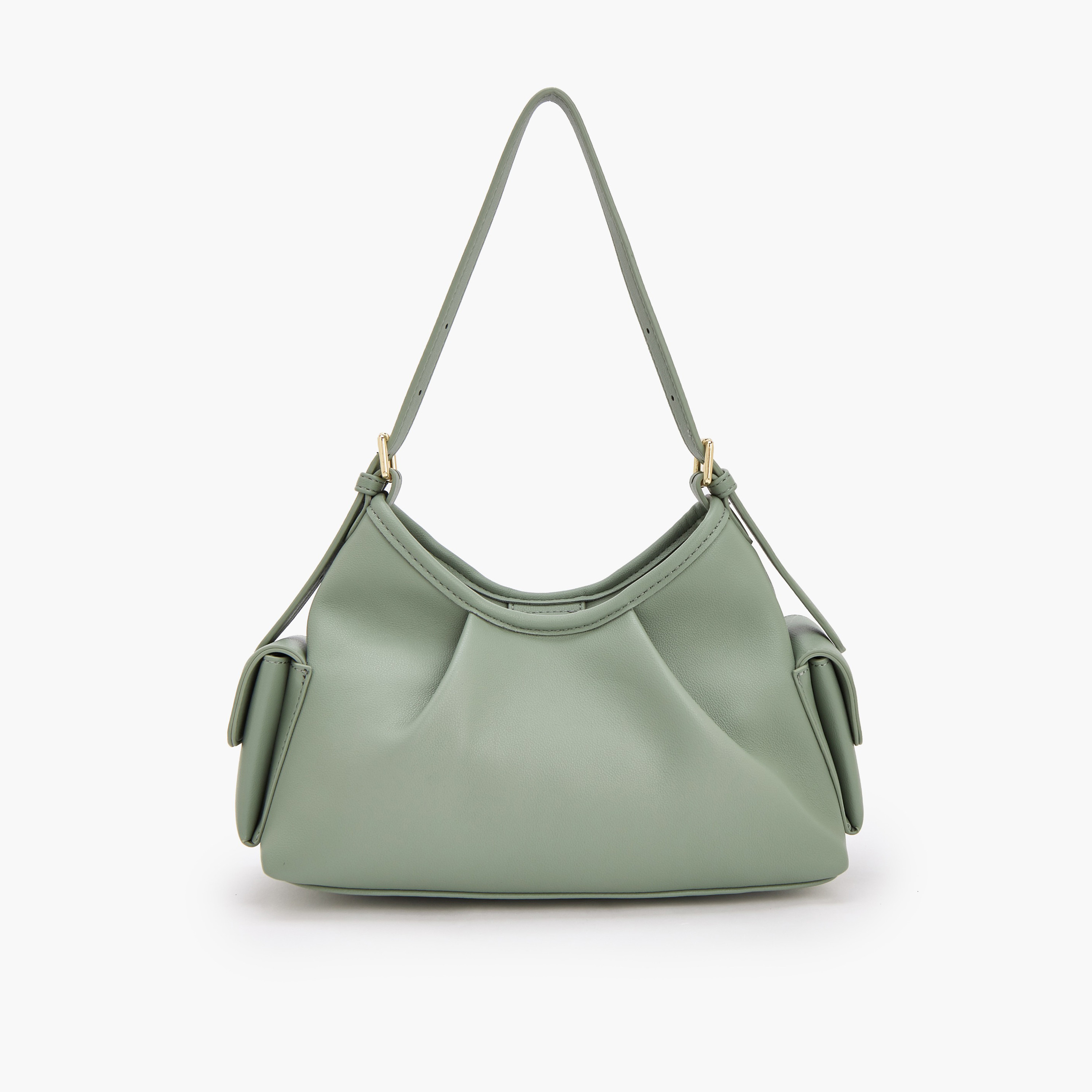 شنطة كتف سادة بحزام قابل للتعديل من فلورا بيلا-women-bagsandwallets-handbags-image-2