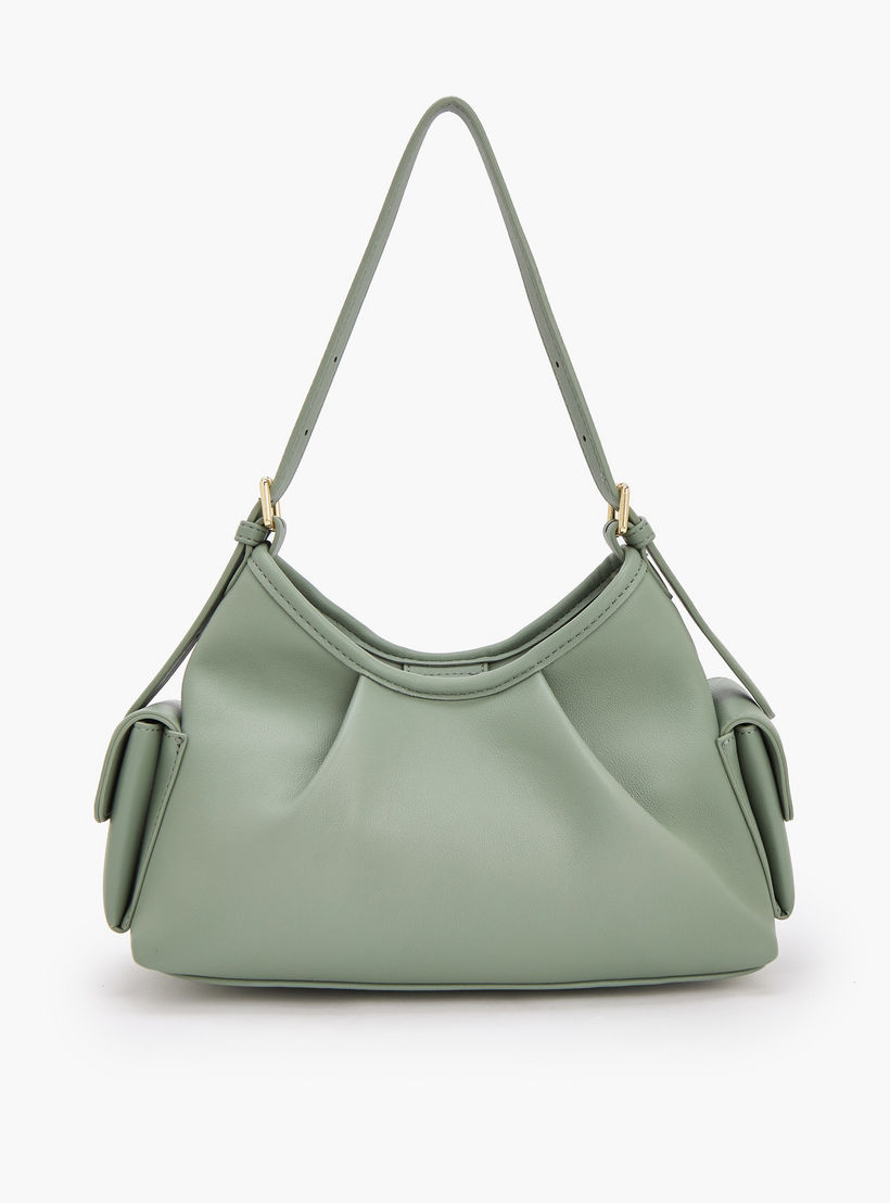 شنطة كتف سادة بحزام قابل للتعديل من فلورا بيلا-women-bagsandwallets-handbags-image-2