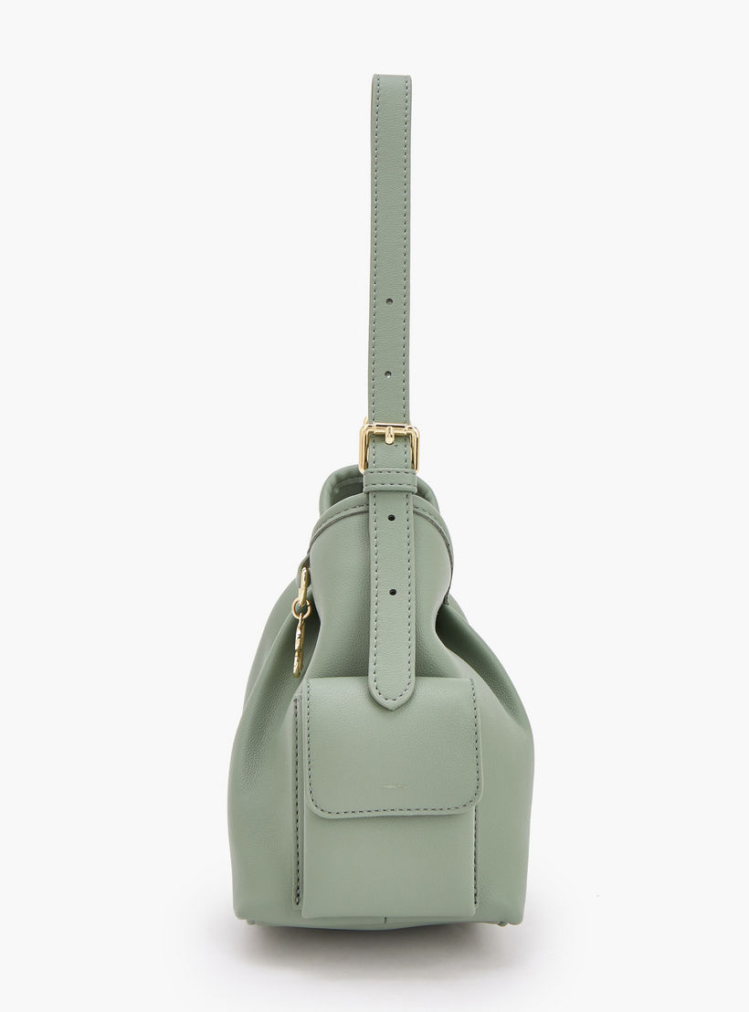 شنطة كتف سادة بحزام قابل للتعديل من فلورا بيلا-women-bagsandwallets-handbags-image-3