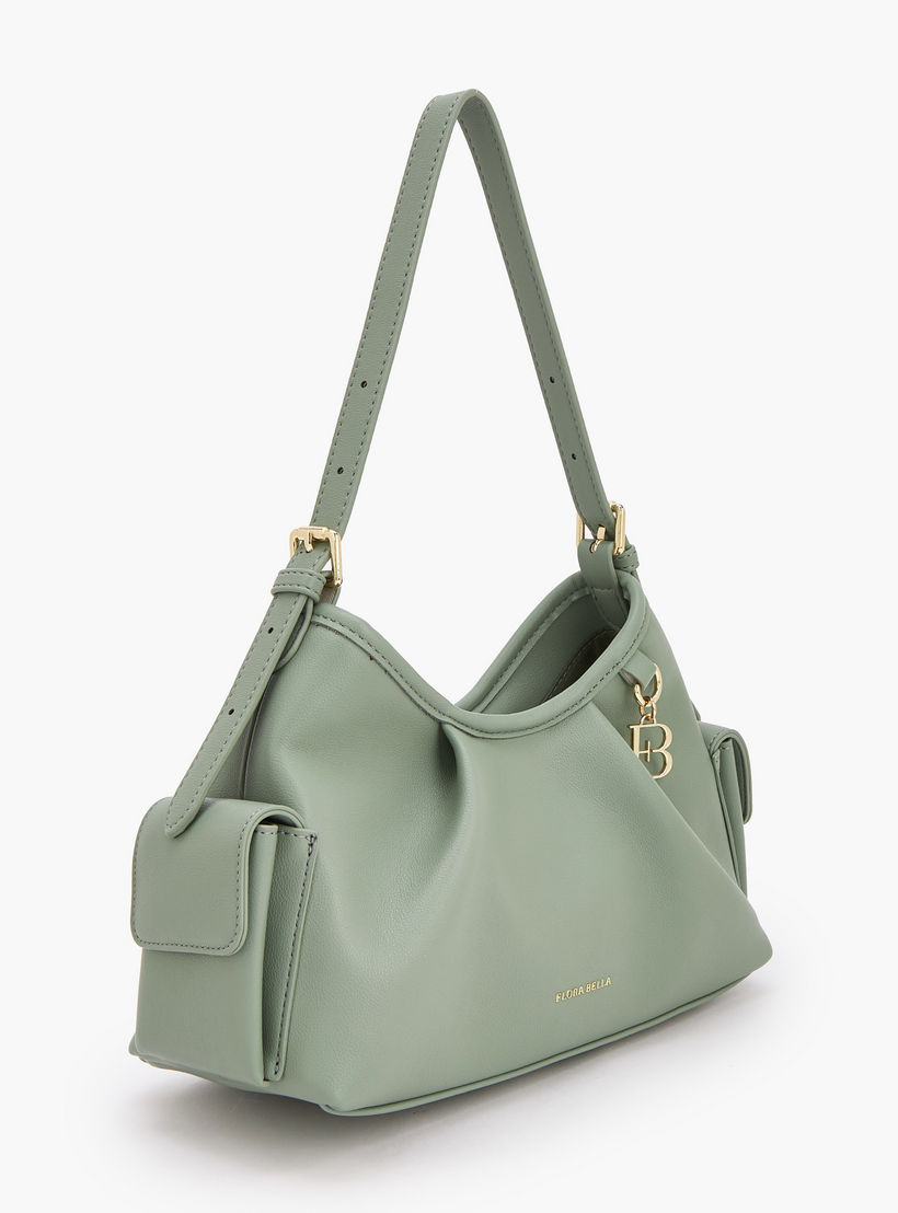 شنطة كتف سادة بحزام قابل للتعديل من فلورا بيلا-women-bagsandwallets-handbags-image-5