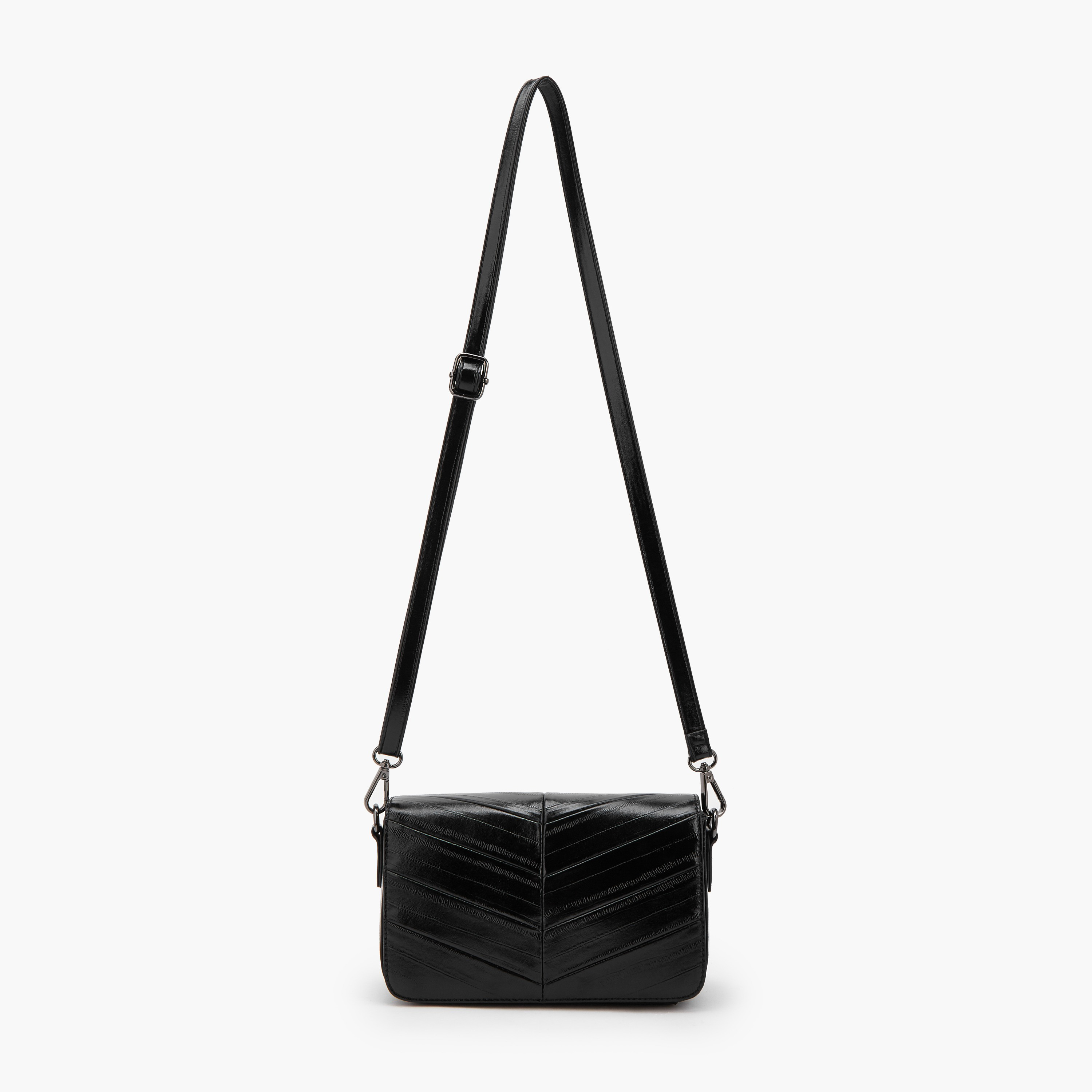 شنطة كروس بودي بارزة الملمس بحزام قابل للتعديل من فلورا بيلا-women-bagsandwallets-handbags-image-2