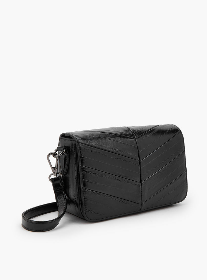 شنطة كروس بودي بارزة الملمس بحزام قابل للتعديل من فلورا بيلا-women-bagsandwallets-handbags-image-3