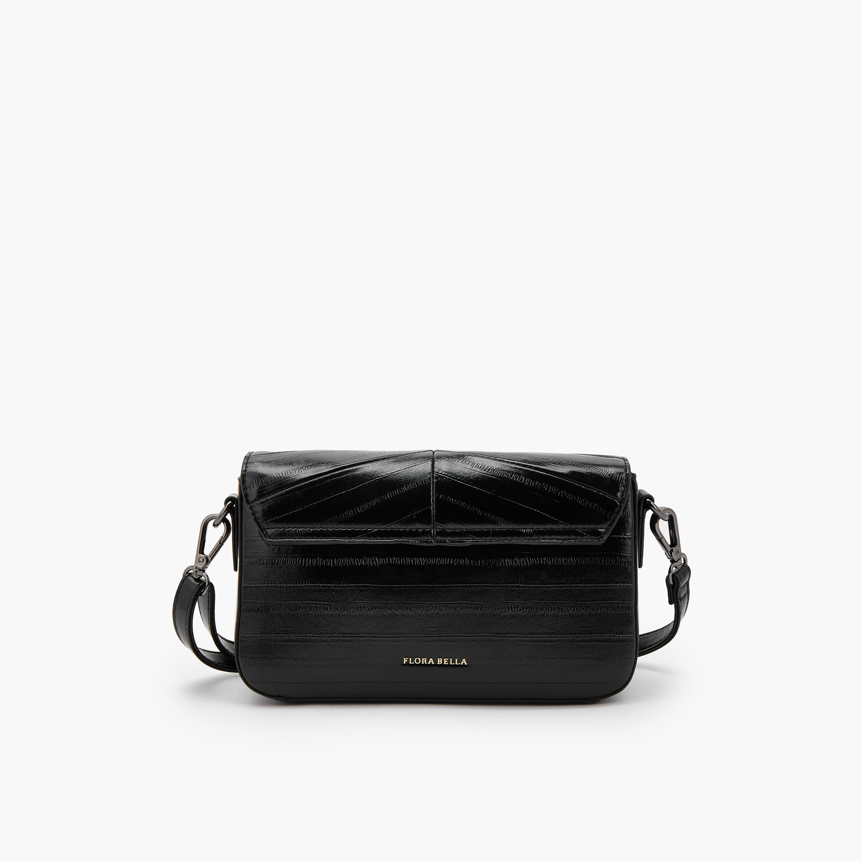 شنطة كروس بودي بارزة الملمس بحزام قابل للتعديل من فلورا بيلا-women-bagsandwallets-handbags-image-5