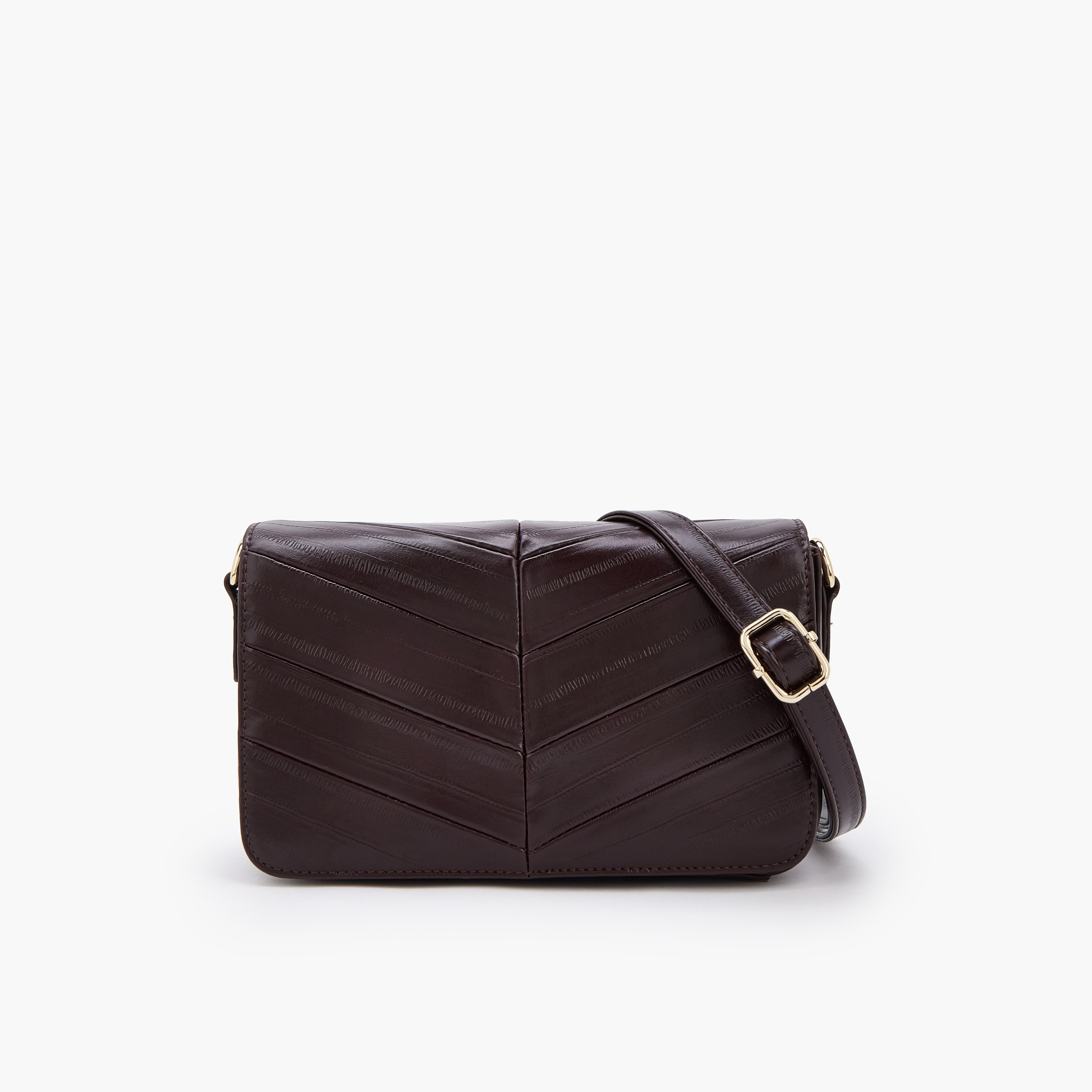Flora Bella Textured Crossbody Bag with Adjustable Strap-women-bagsandwallets-handbags-image-1