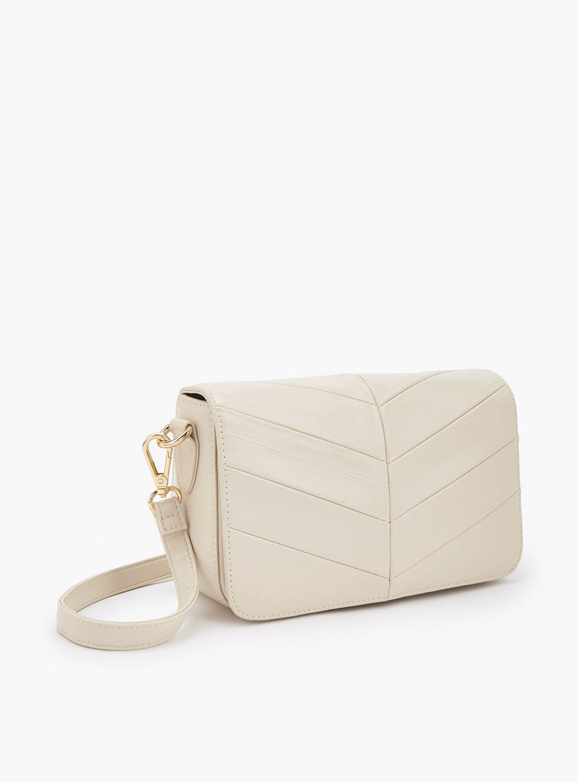شنطة كروس بودي بارزة الملمس بحزام قابل للتعديل من فلورا بيلا-women-bagsandwallets-handbags-image-3
