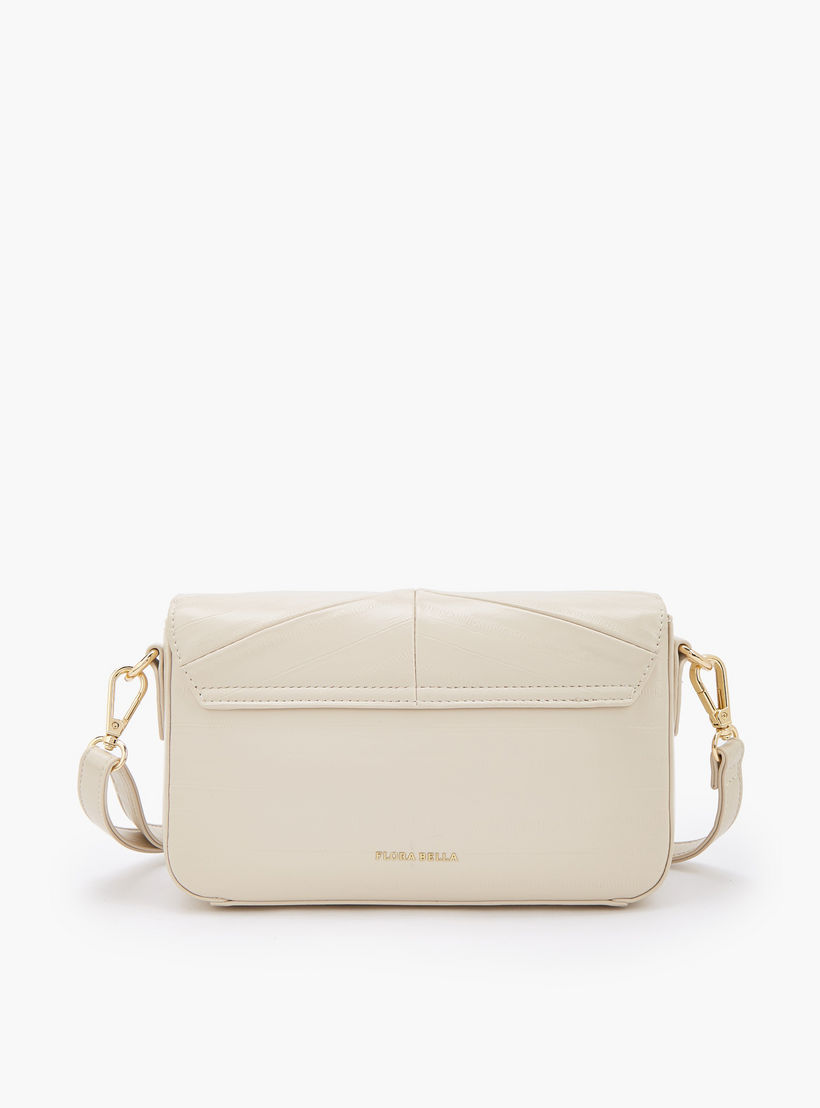 شنطة كروس بودي بارزة الملمس بحزام قابل للتعديل من فلورا بيلا-women-bagsandwallets-handbags-image-5