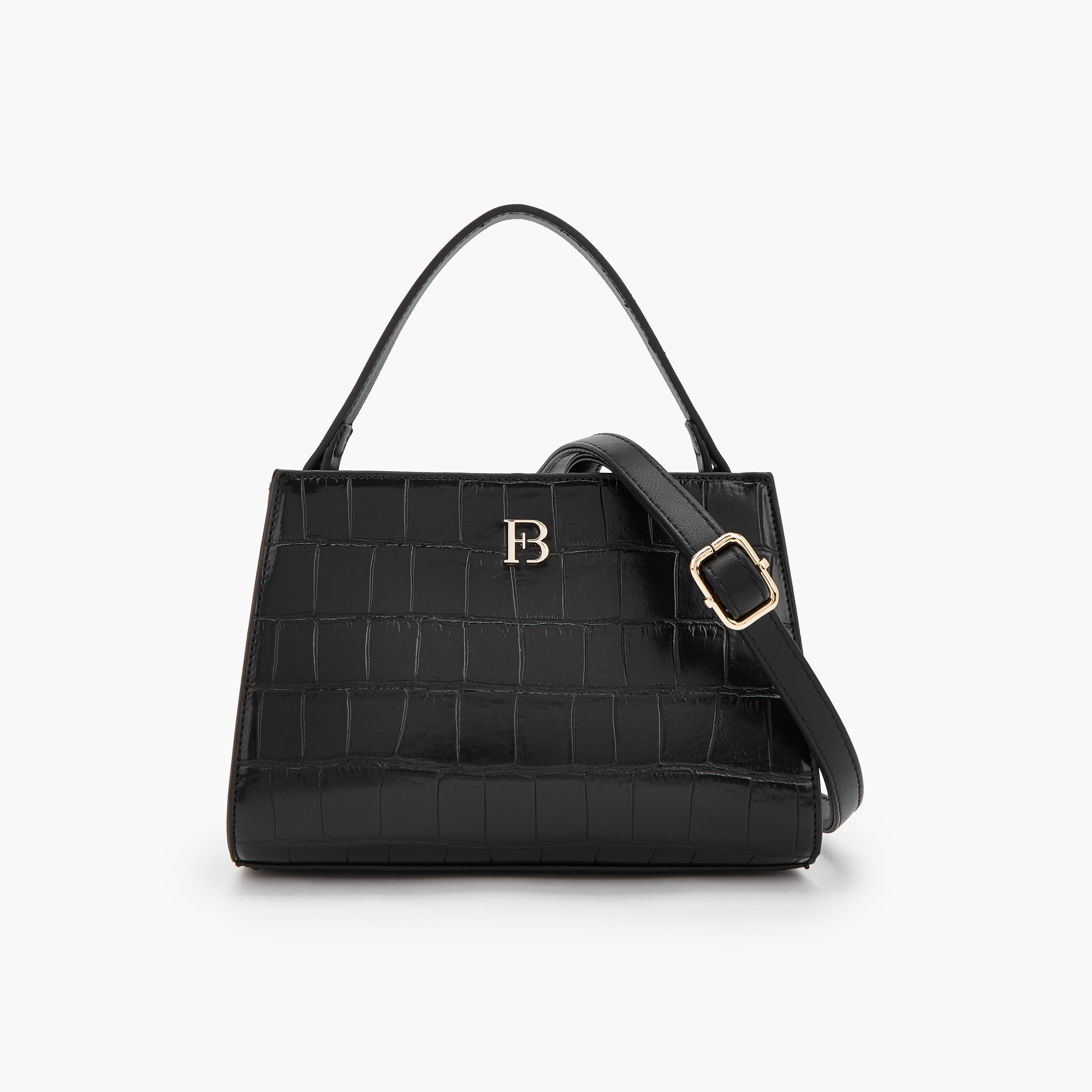 شنطة كتف بارزة الملمس بحزام قابل للفصل من فلورا بيلا-women-bagsandwallets-handbags-image-1